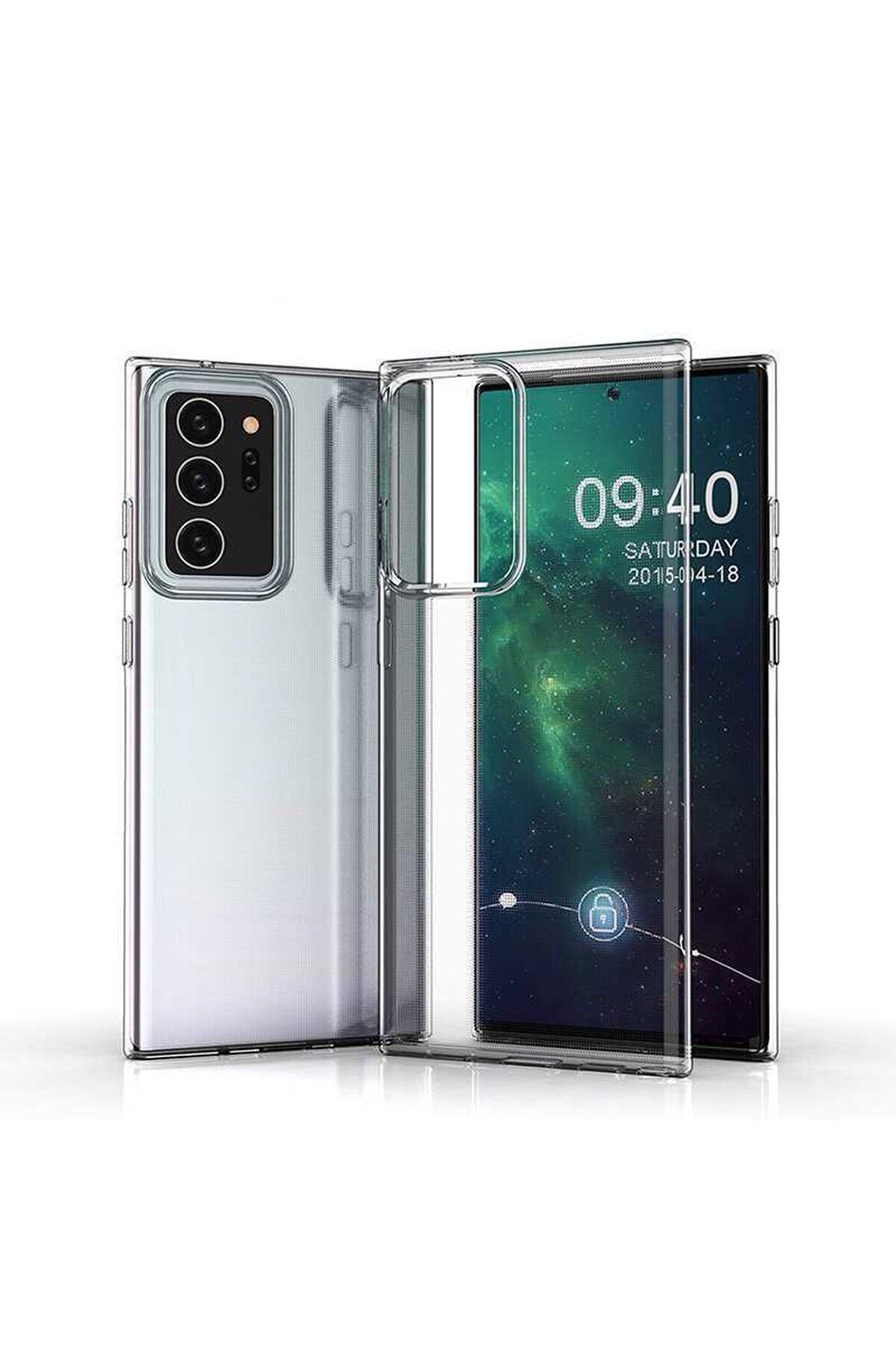 Di Aksesuar Şeffaf Lüx Kılıf Samsung Note 20 Ultra