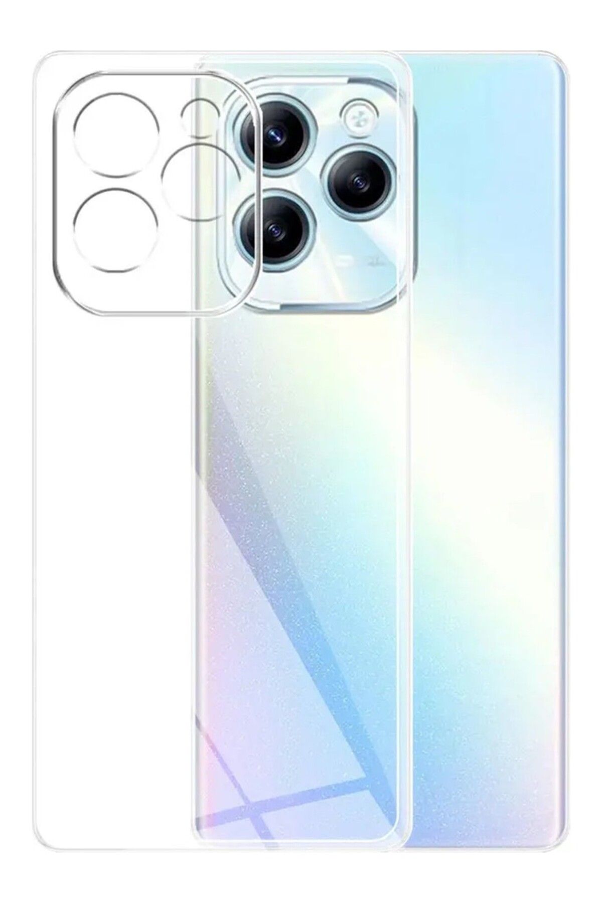 Di Aksesuar Şeffaf Lüx Kılıf İnfinix Hot 40i