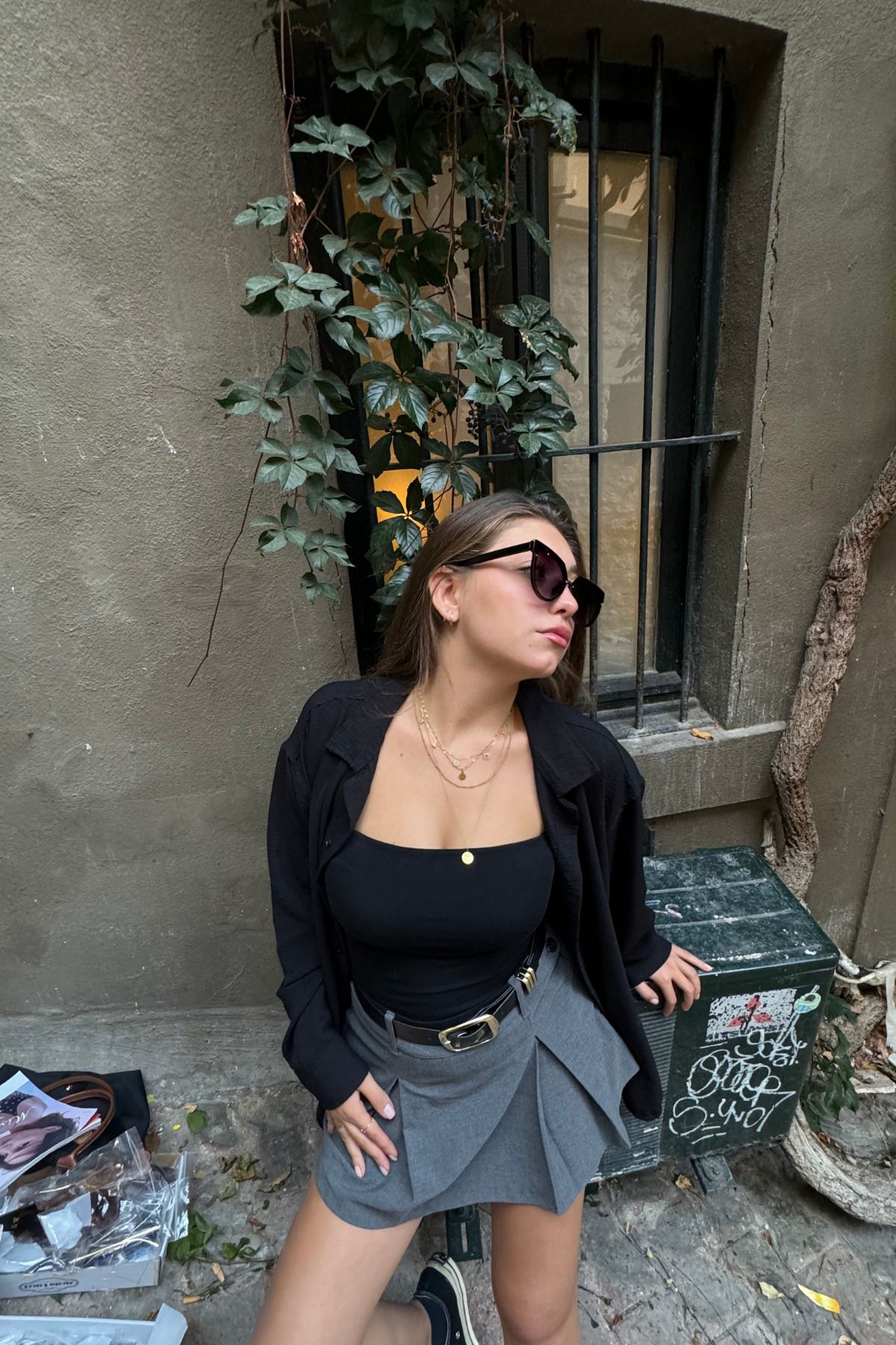 vishor Güneş Gözlüğü Kadın & Erkek Uv400 Cam Ce Belgeli Unisex Model-3