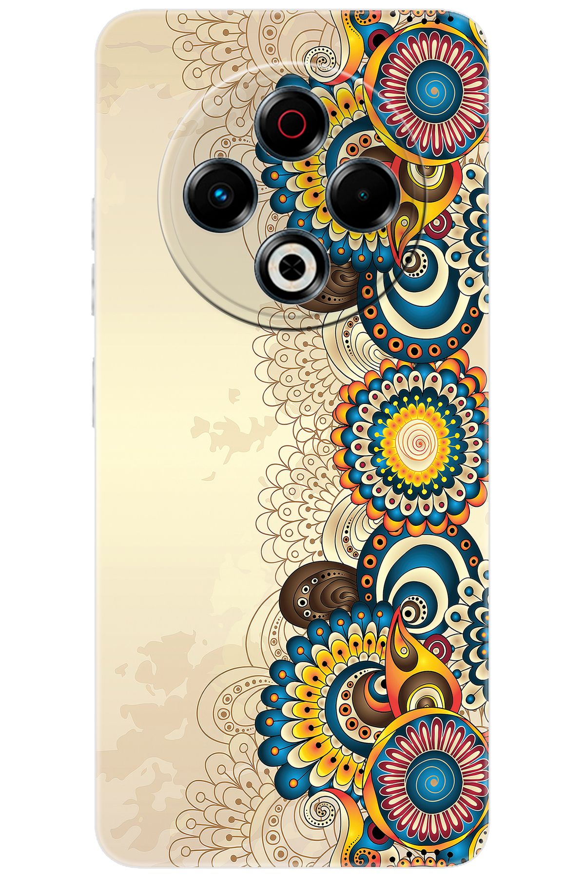 TECNO Spark 30 (KL6) Uyumlu Kılıf Desen Baskılı Silikon Dekoratif Çiçek Tasarım STK:531 CP-UYPJSeD