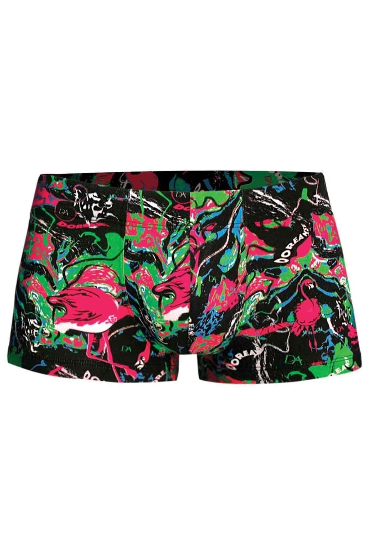 inkasole Erkek Modal Torbalı Mini Paça Baskılı Boxer 1751