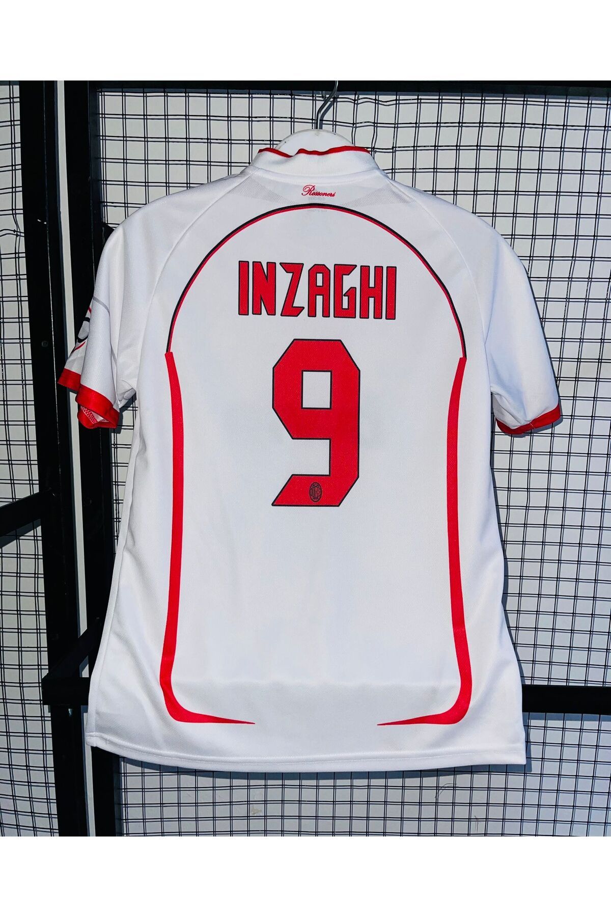 Lion Spor Milan 2007 Sezon Efsane İnzaghi Retro Beyaz Futbol Forması