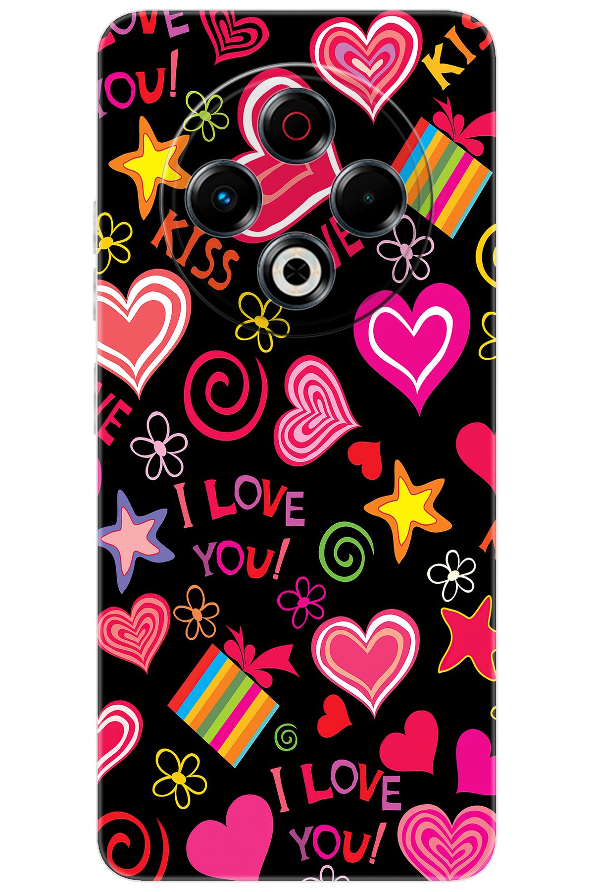 TECNO Spark 30 (KL6) Uyumlu Kılıf Desen Baskılı Silikon Kıss Love STK:265 CP-cpryTZa