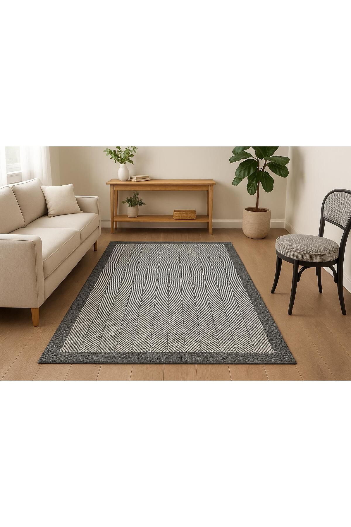 Hyd Jüt Tabanlı Toz Vermez Modern Bahçe Balkon Mutfak Kilimi Halısı Dokuma Kilim Sisal Hasır Halı