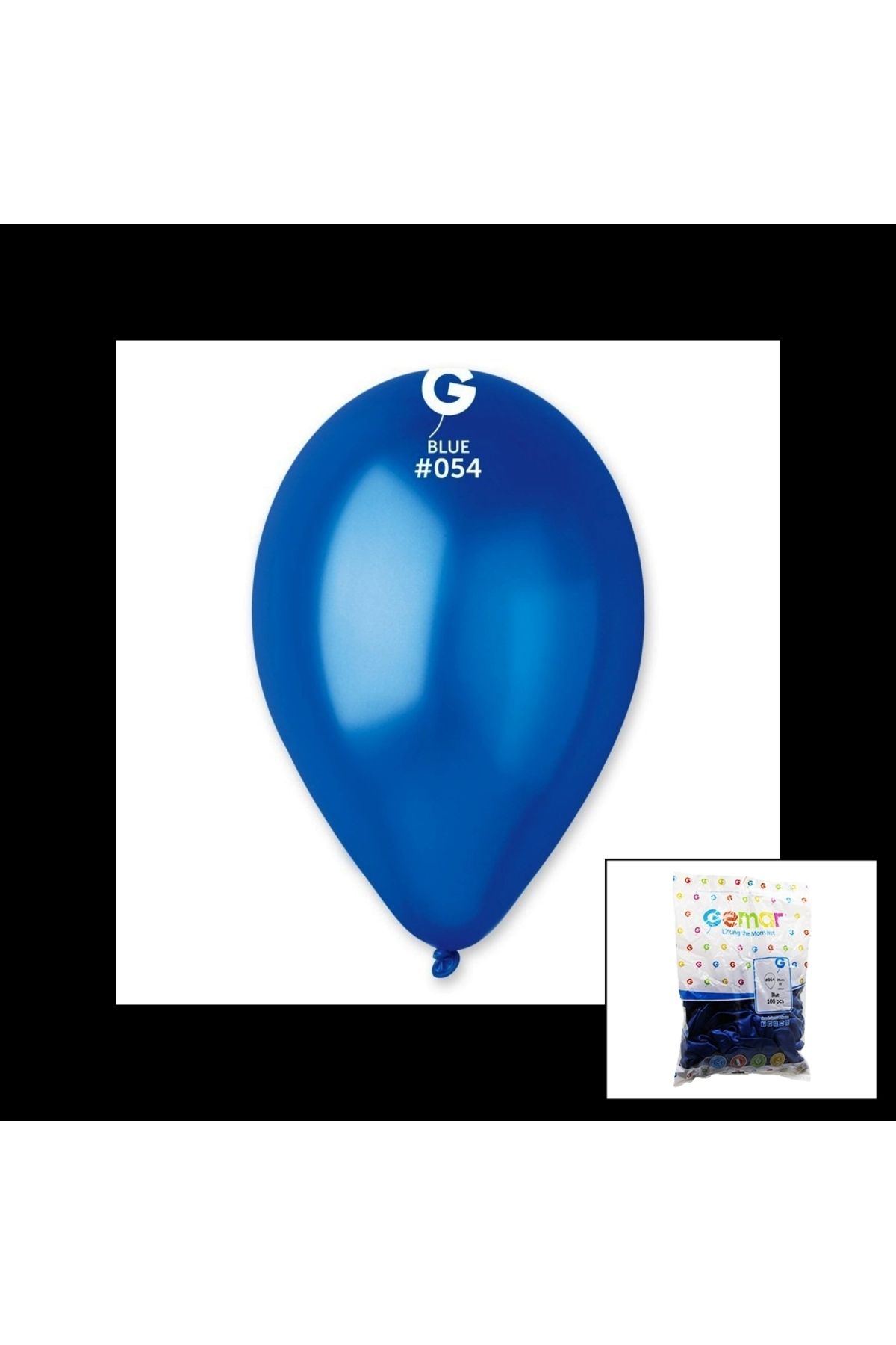 feminight Gm-110-36-54 Metalik - Mavi Balon 11&apos;&apos; - 28cm - 100 Parça