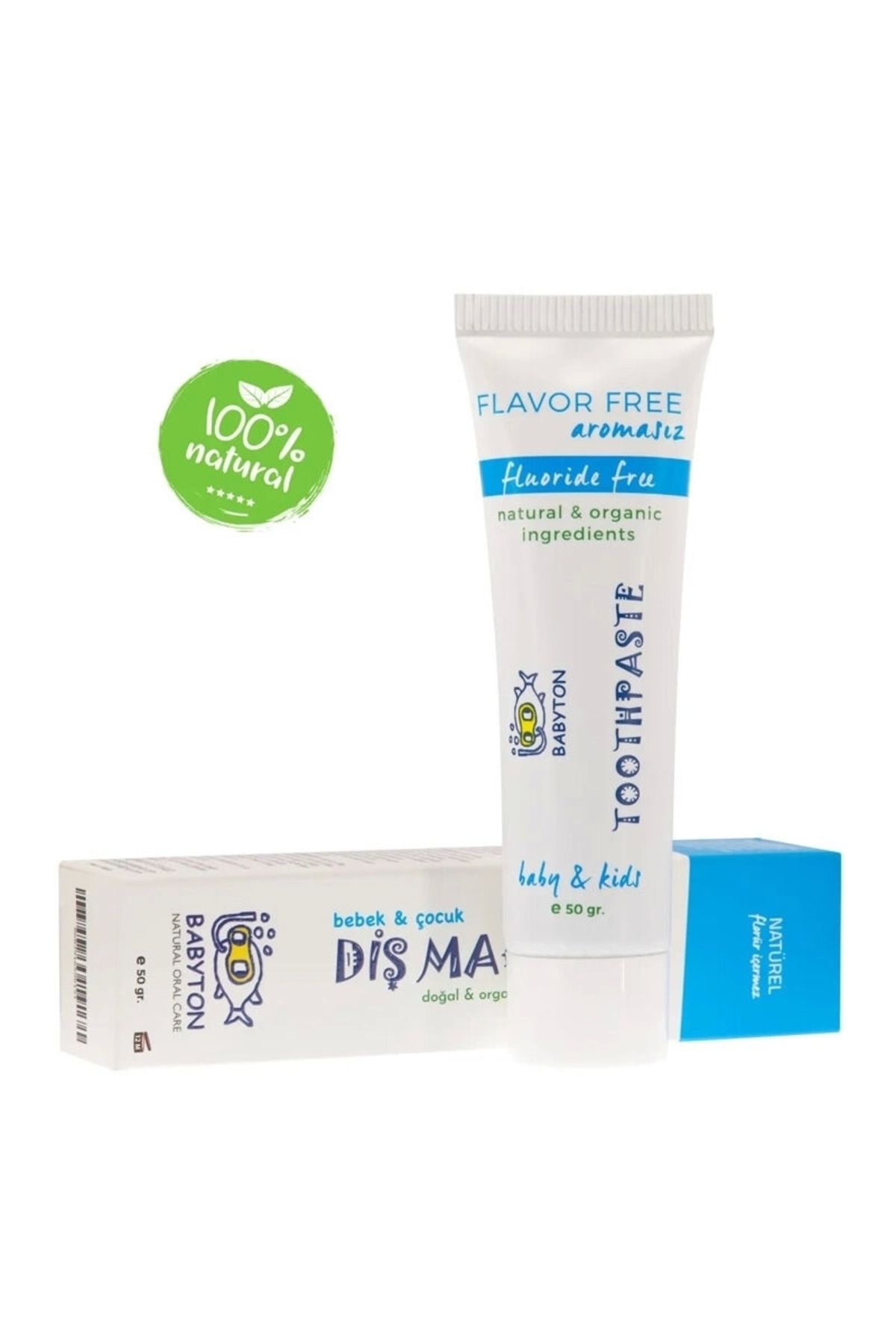FTT SHOPPING MARKET Nessiworld Babyton Organik Doğal Natural Diş Macunu 50 Gr