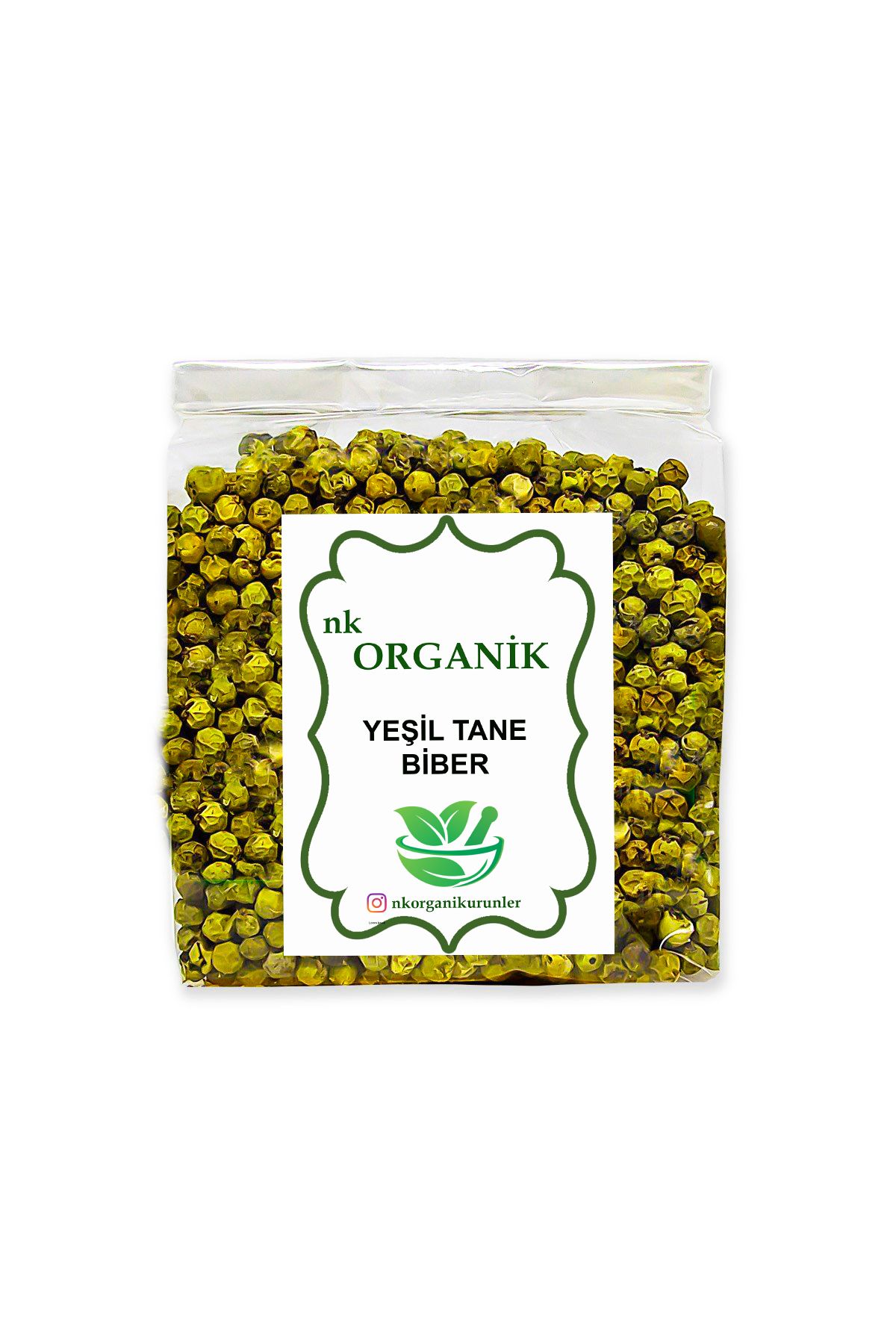 nk organik Yeşil Karabiber Tane 50gr
