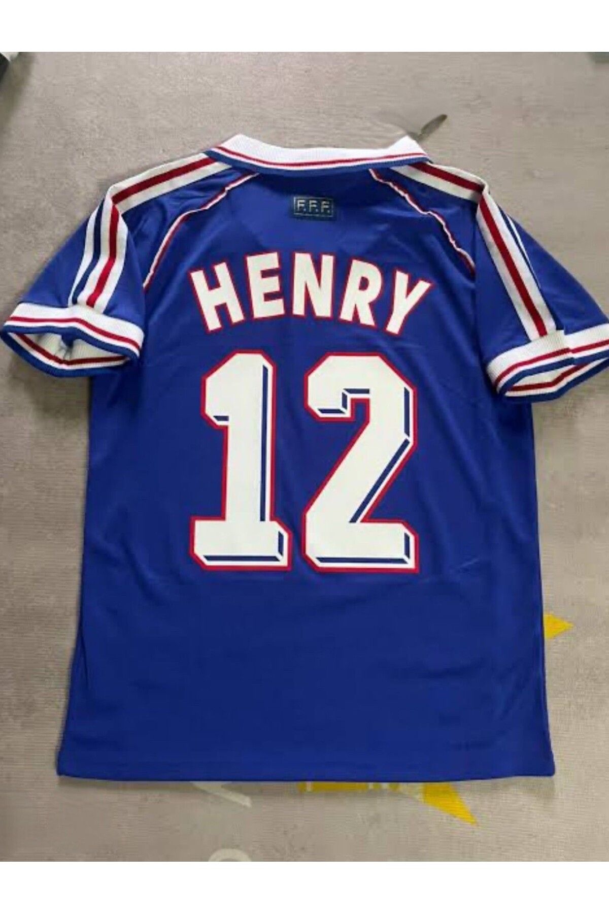 Lion Spor Fransa 1998 Sezon Thierry Henry Nostalji Retro Forması