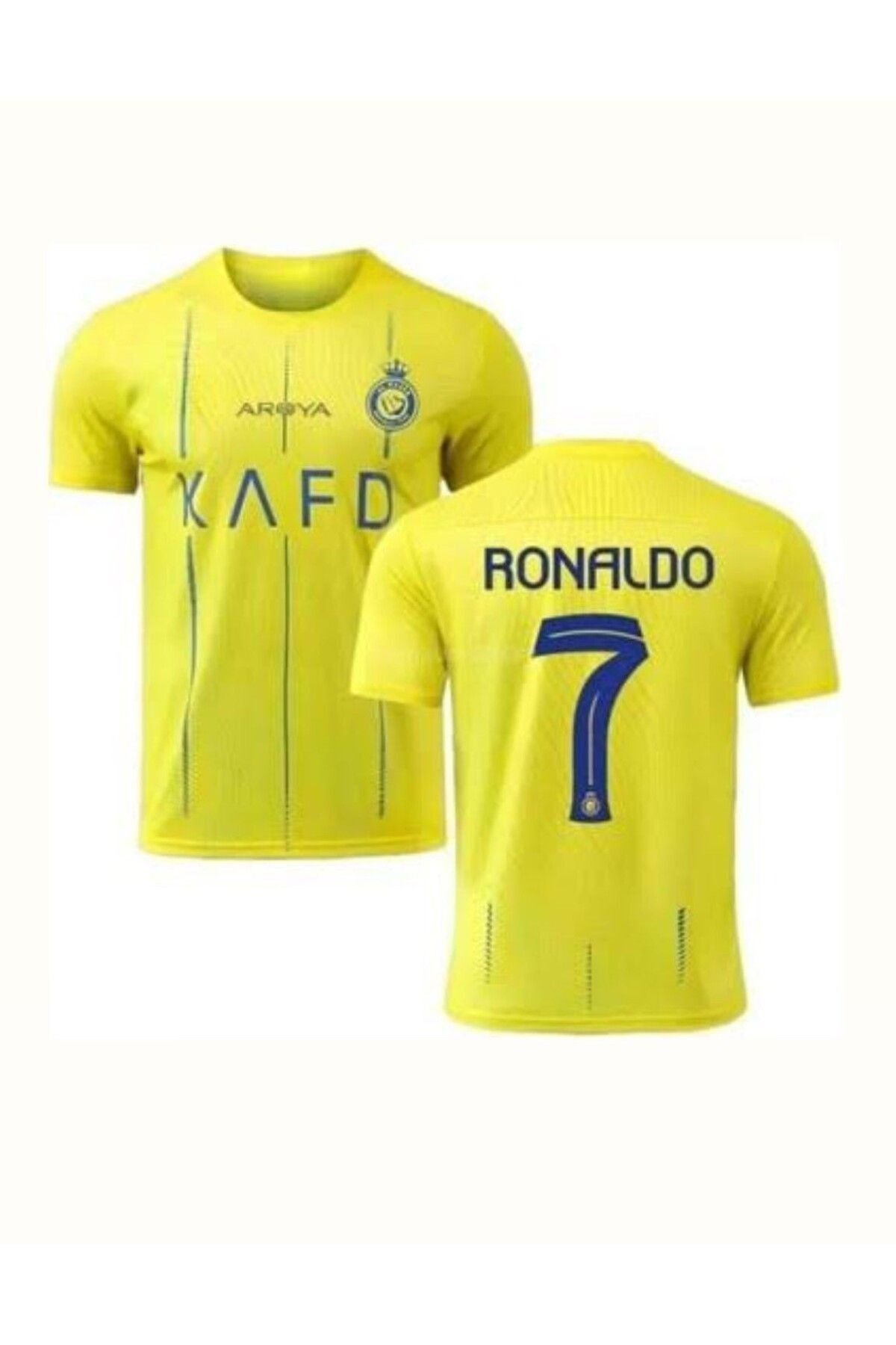 feriköy Al-Nassr 2023-24 Sezonu Cristiano Ronaldo İç Saha Yetişkin Formasıı.