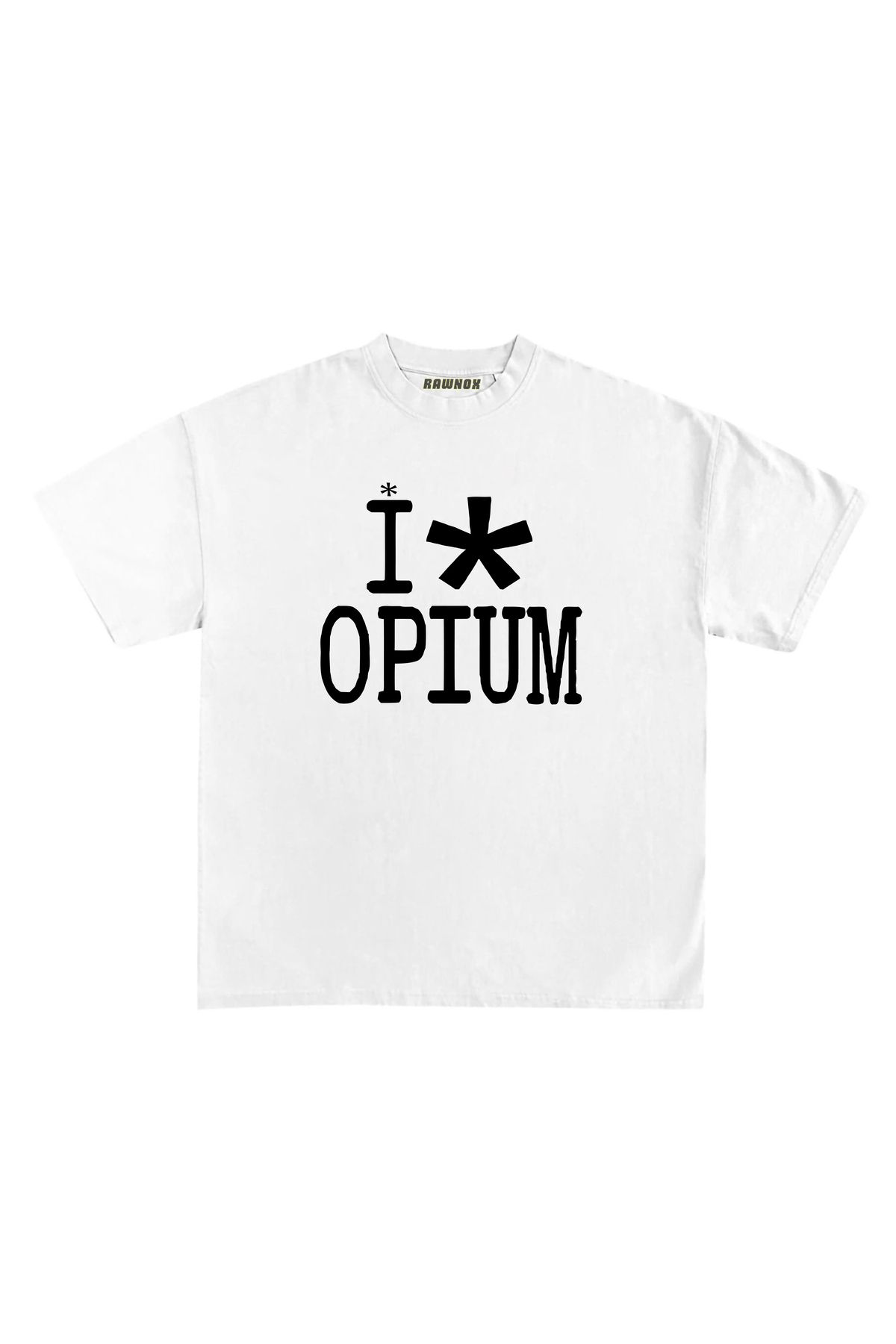 RawNox Unisex Bol Kalıp RawNox Özel Koleksiyon İ Opium Tshirt