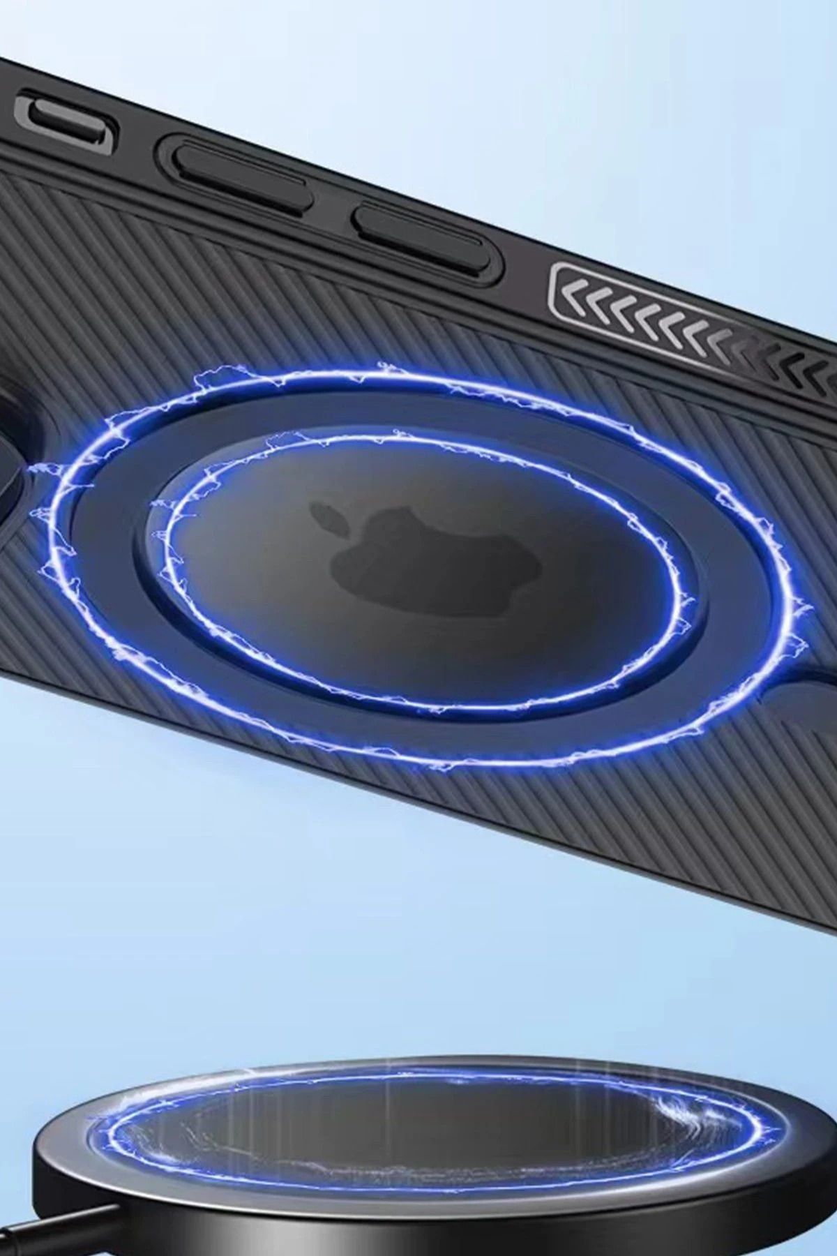 MOVENCHY iPhone 14 Pro Kılıf PP Magsafe Kapak - Derin Mor SVLRS
