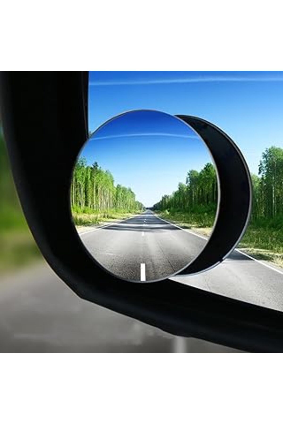 Mu Art Ahşap Optana 360 Derece Ayarlanabilir Çerçevesiz Ayna Oto Araba Kör Nokta Aynası Dış Dikiz İlave Kolay Gö