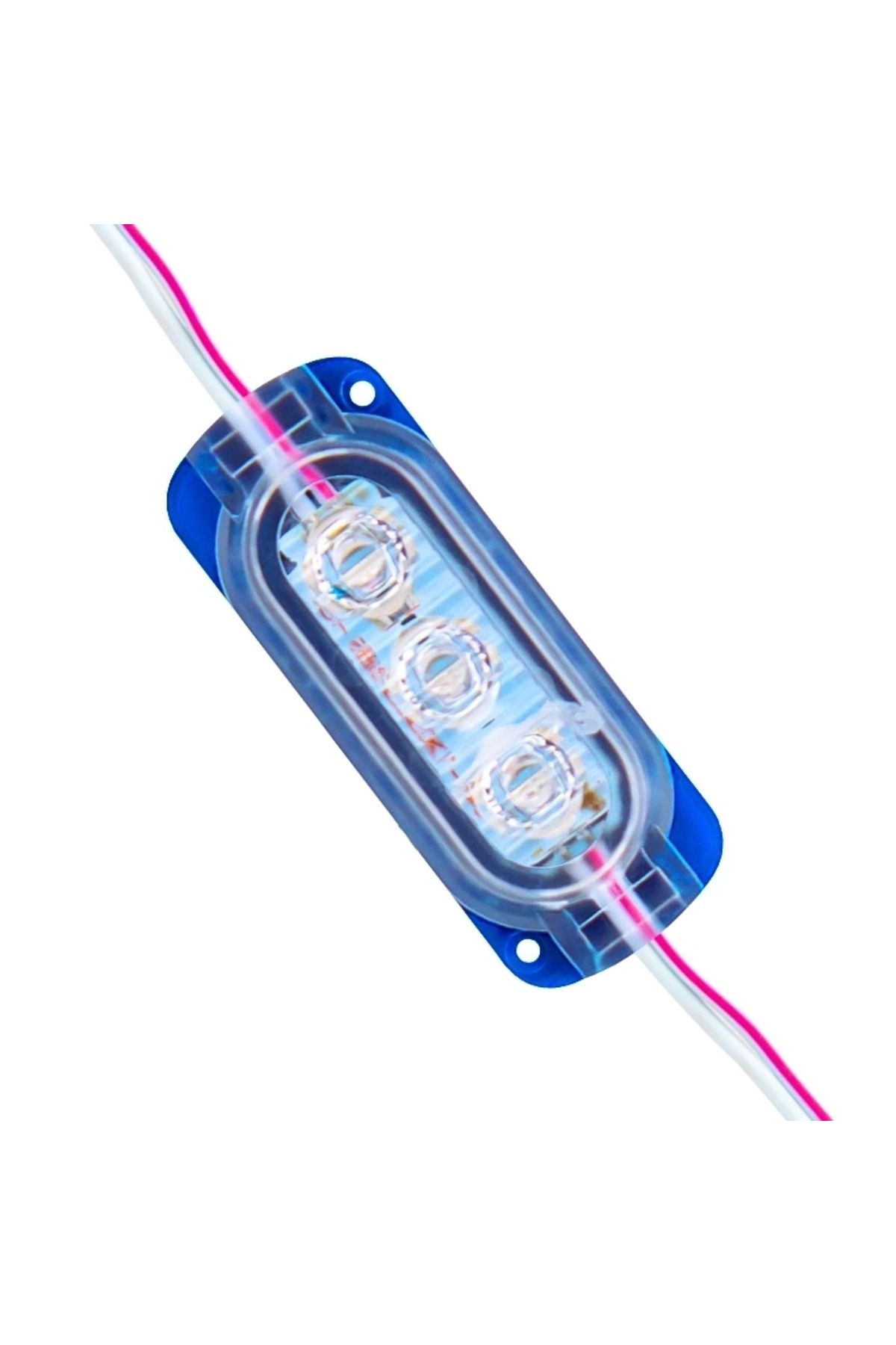 STOREMAX 12V 0.6W MAVİ 2835 65X25 MM IP65 120LM 160 DERECE MODÜL LED (5047)
