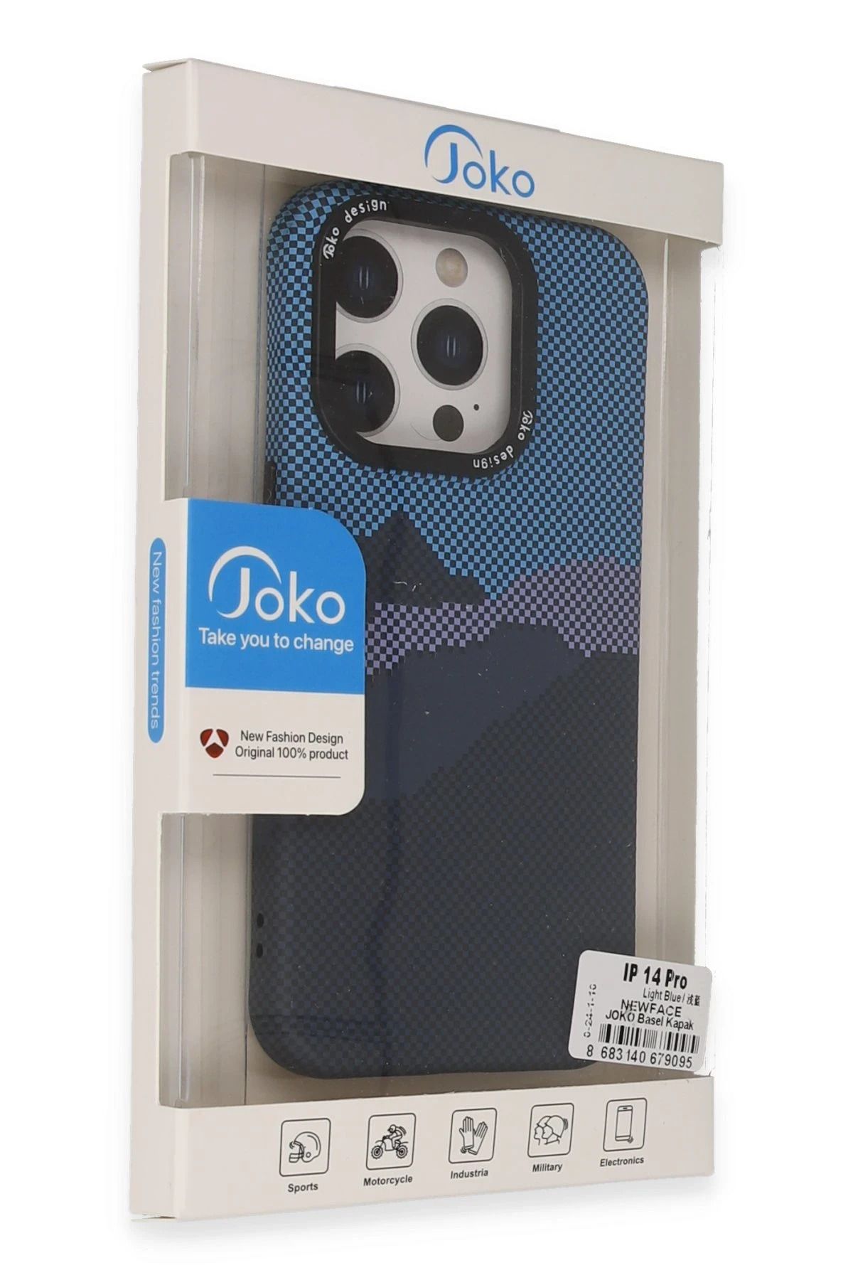 Joko iPhone 14 Pro Max Basel Kapak - Açık Mavi FLKRY