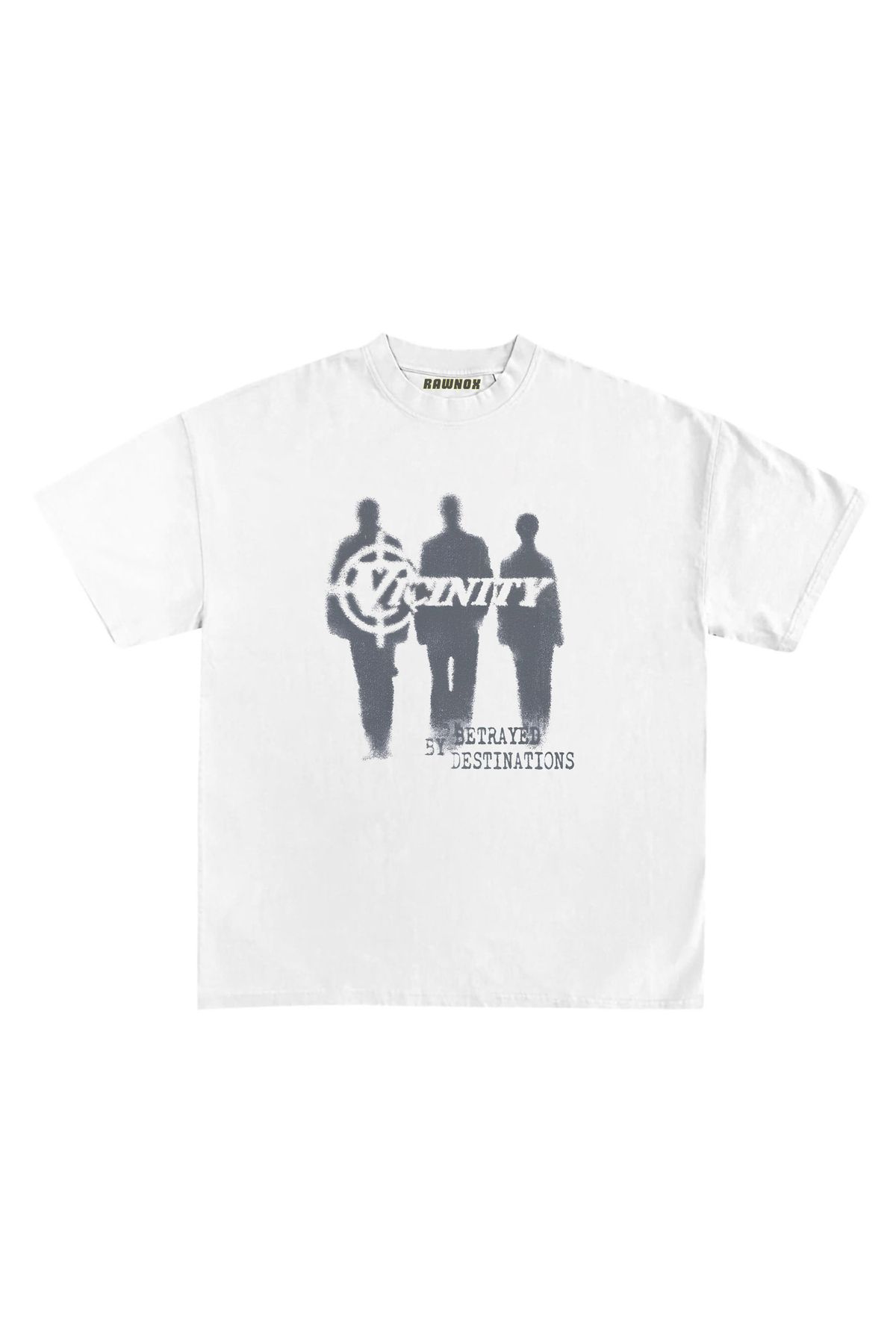 RawNox Unisex Bol Kalıp RawNox Özel Koleksiyon Vicinity V4 Tshirt