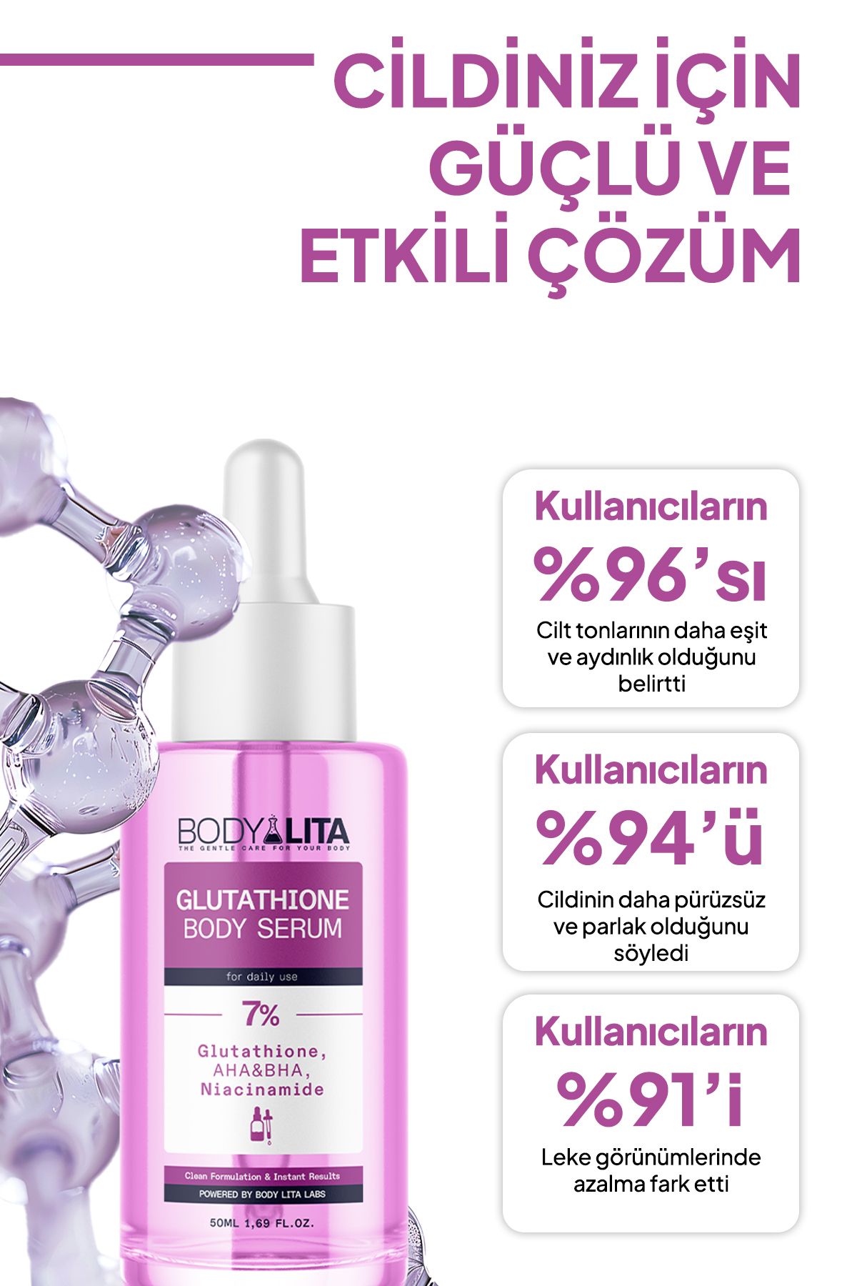 سرم پوست گلوتاتیون و 7 ٪ فعال bodylita