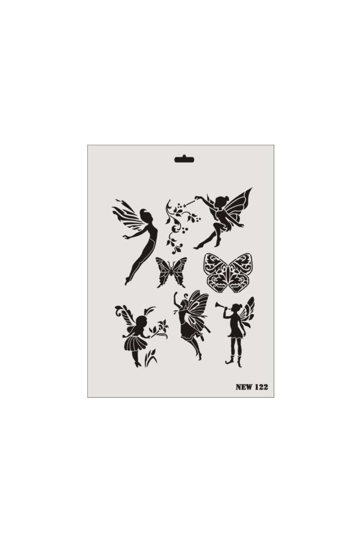 OEM Rich New Seri N-122 Stencil 35x25 cm