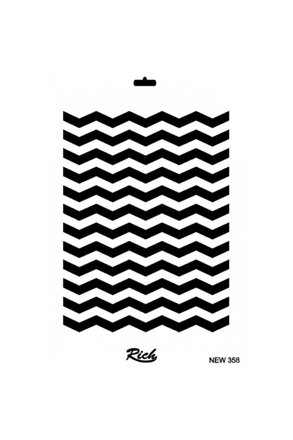 OEM Rich New Seri N-358 Stencil 35x25 cm
