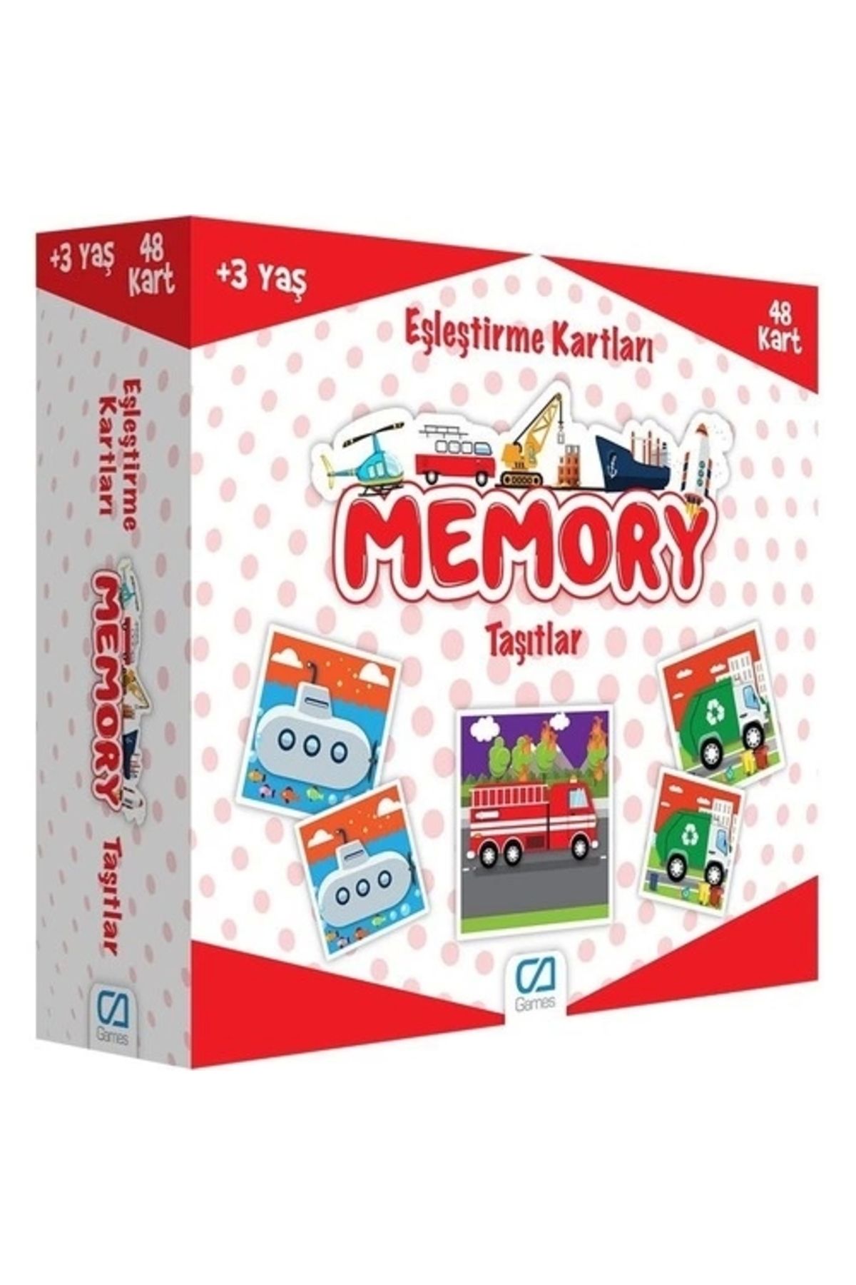 FTT SHOPPING MARKET Nessiworld Games Eşleştirme Kartları Taşıtlar 48 Kart 5038