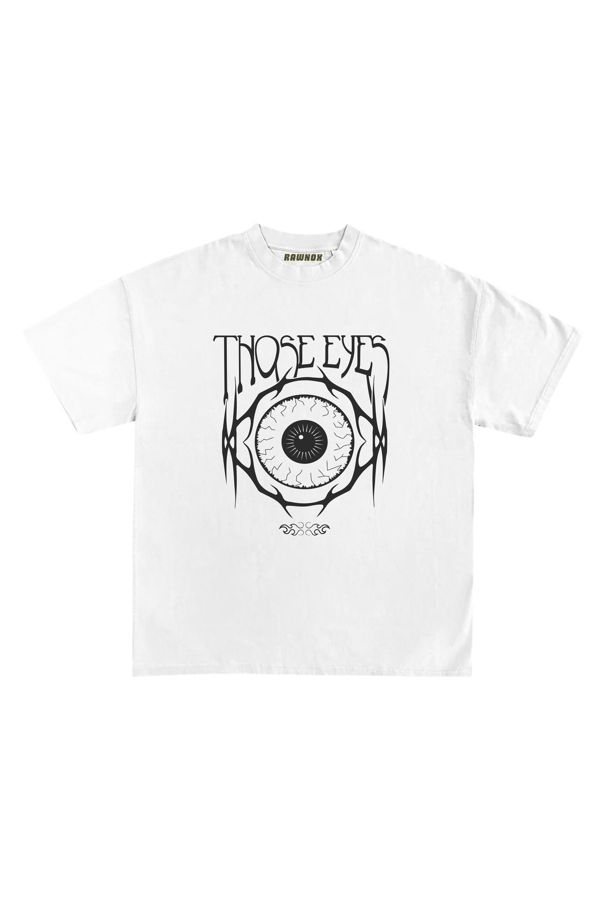 RawNox Unisex Bol Kalıp RawNox Özel Koleksiyon Those Eyes Tshirt