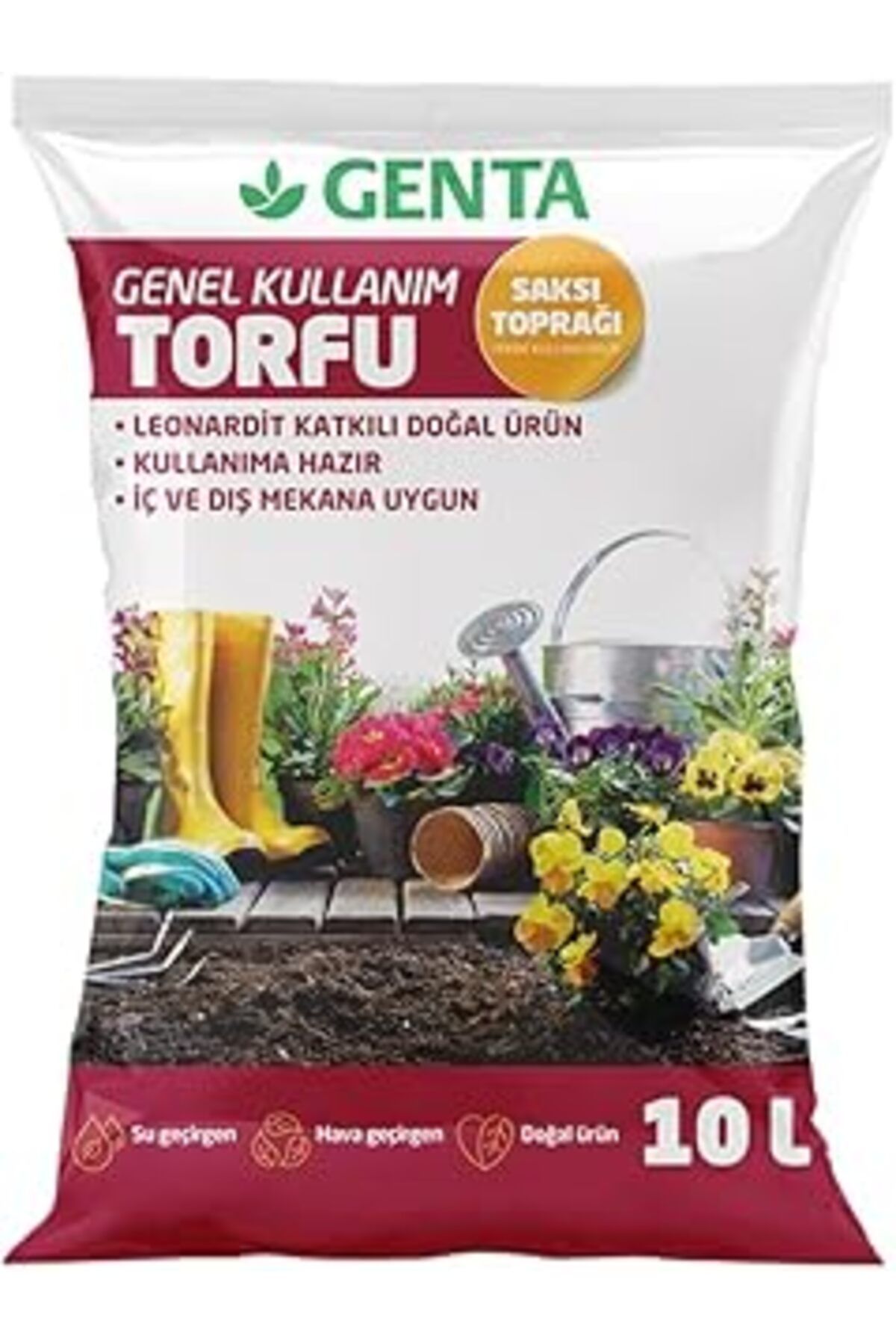 Mu Art Genel Kullanım Torfu Saksı Toprağı 10 Lt