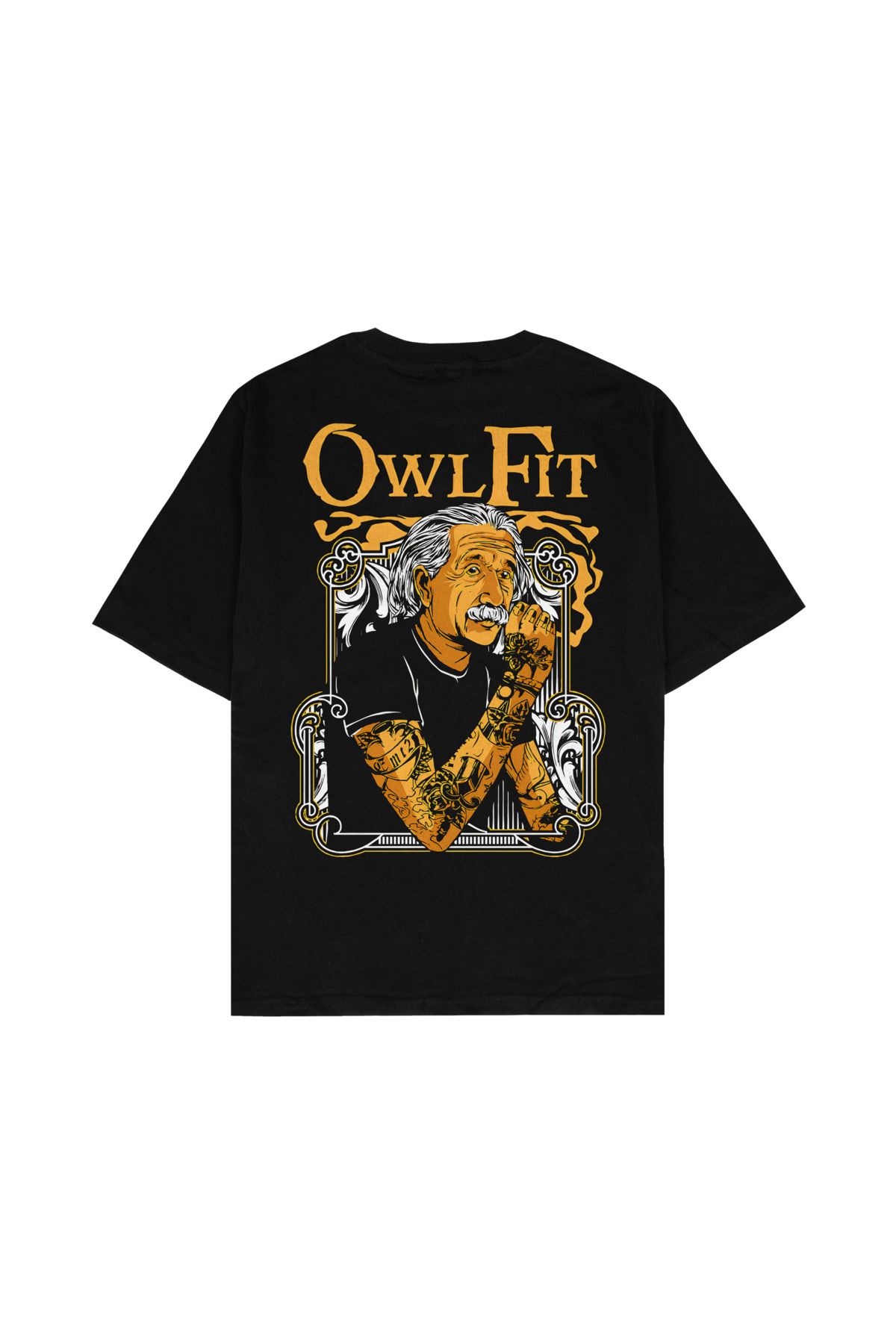 Street301 Unisex OwlFit Baskılı Oversize T-Shirt