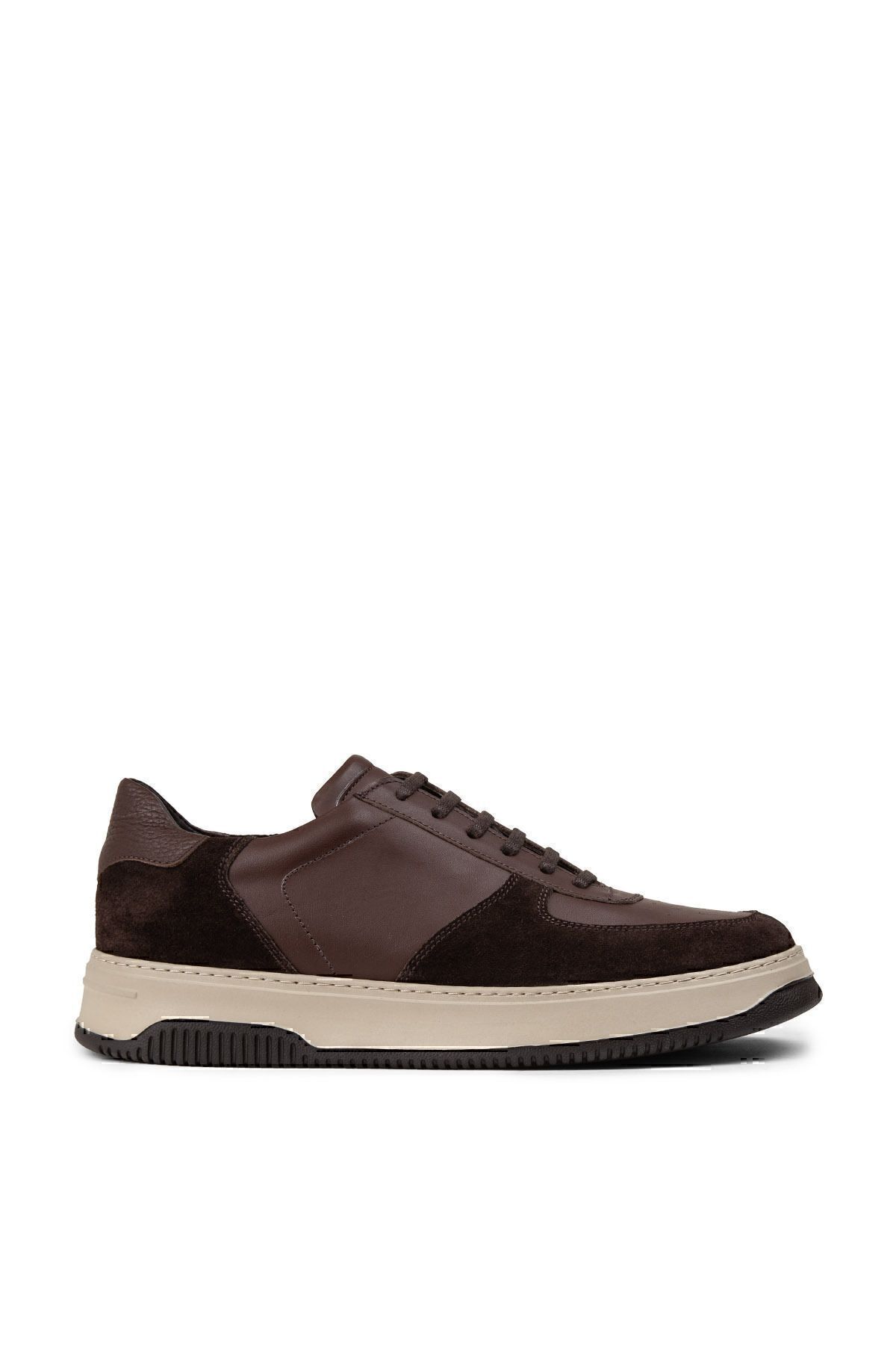 Deery Tenis Pentru Bărbați - Piele Naturală Maro Masculin - 40