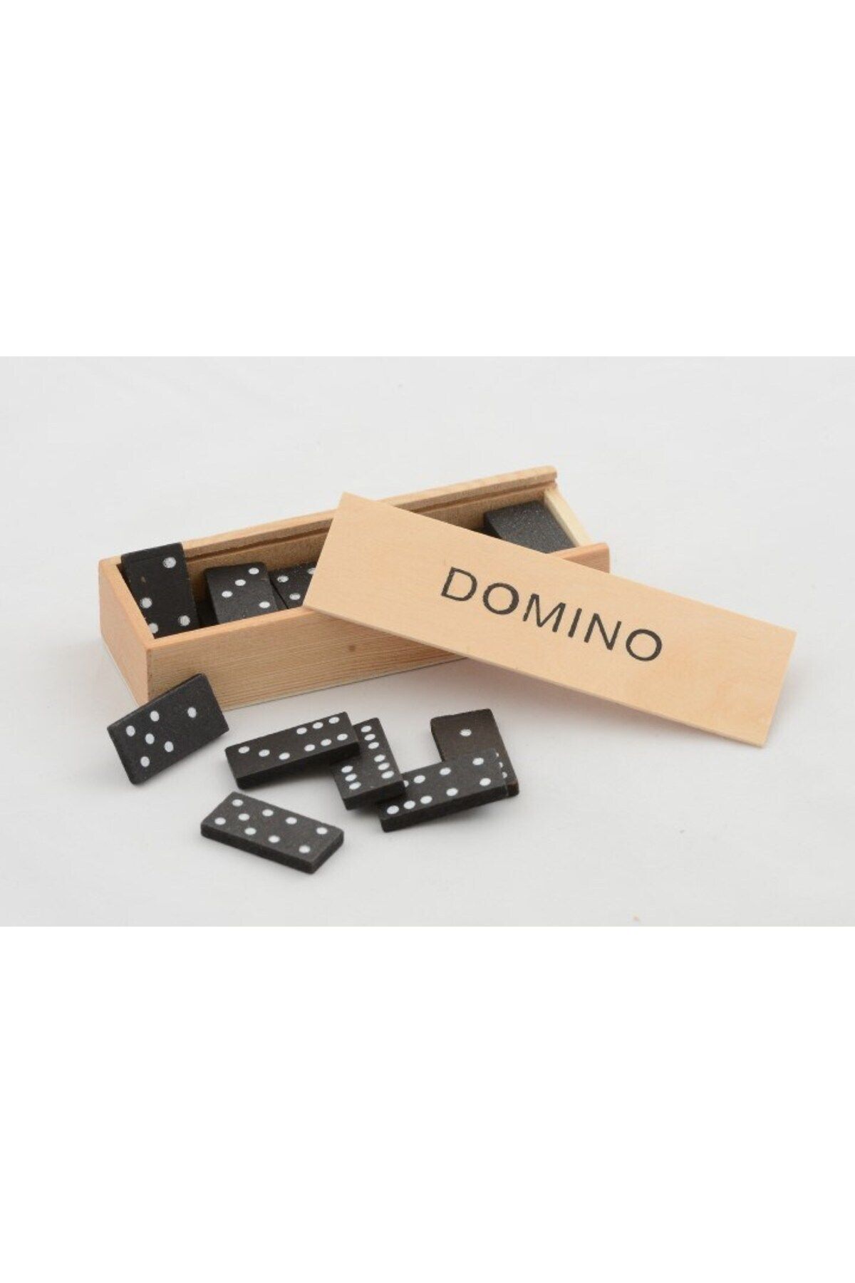 AyFi Home Ahşap Kutulu Domino Oyunu Model 2