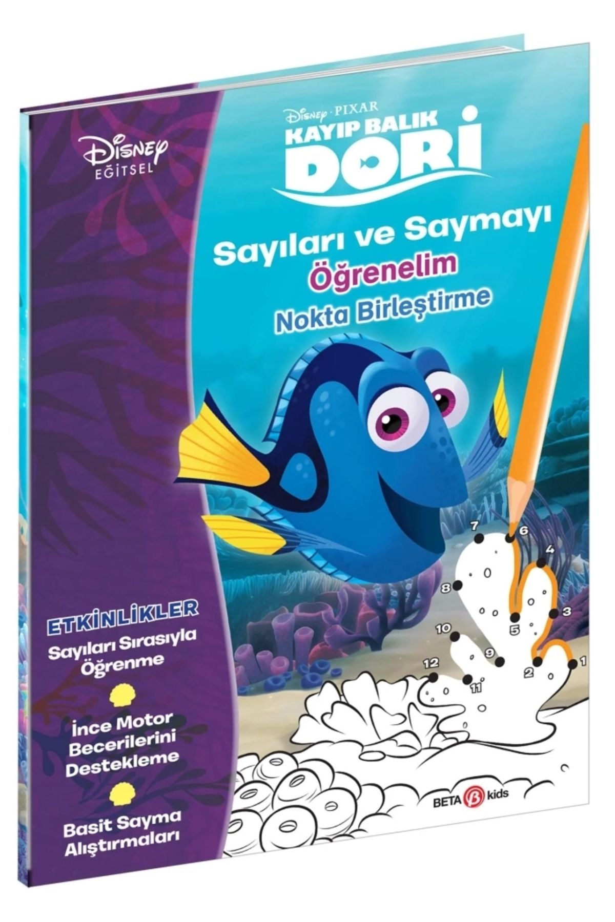 FTT SHOPPING MARKET Nessiworld Disney Eğitsel Dori ABC'yi Öğrenelim Nokta Birleştirme