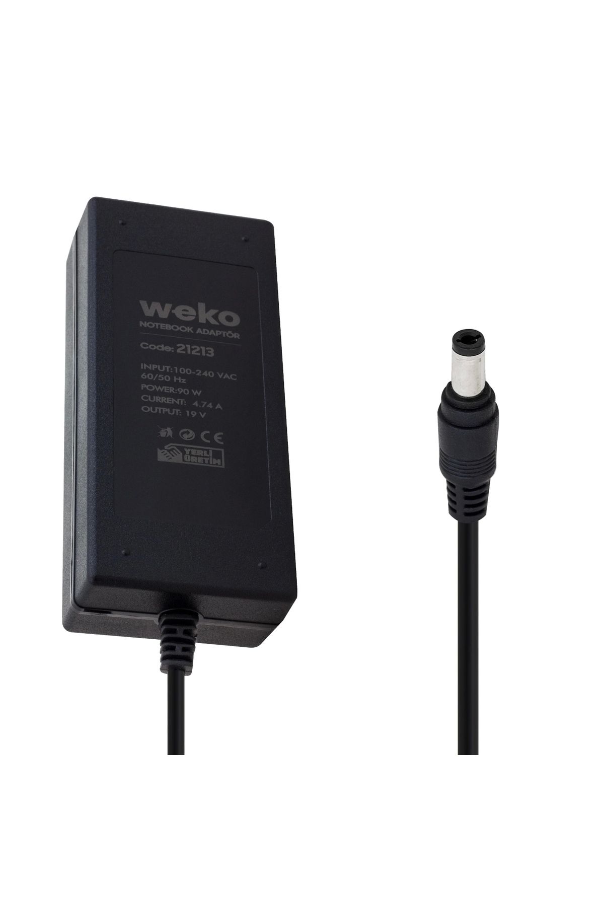 STOREMAX 19 VOLT 4.74 AMPER 90 WATT 5.5*2.5 UÇLU NOTEBOOK ADAPTÖR YERLİ ÜRETİM (5047)