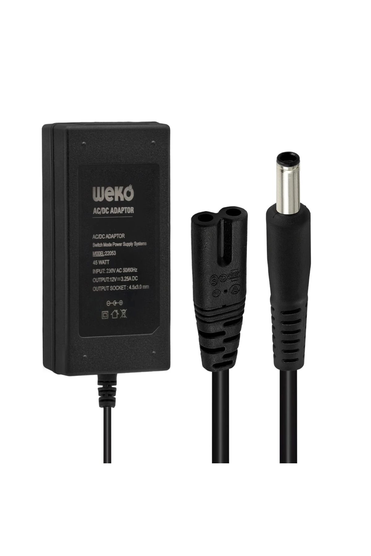 STOREMAX 12 VOLT 3.25 AMPER 4.5X3.0MM UÇLU NOTEBOOK ADAPTÖR YERLİ ÜRETİM (5047)