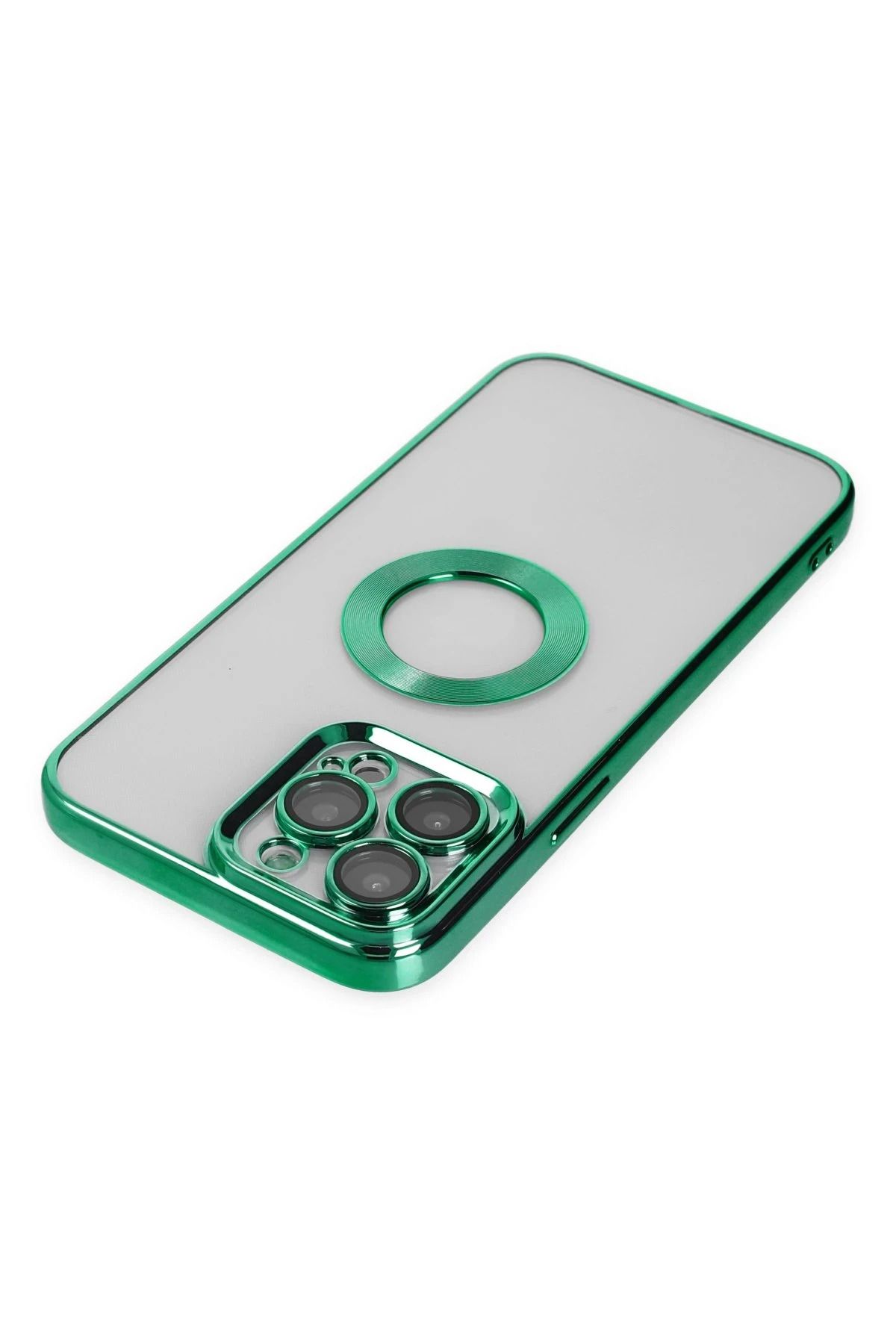 NewFace iPhone 14 Pro Uyumlu Kılıf Slot Silikon - Köknar Yeşili SVLRS
