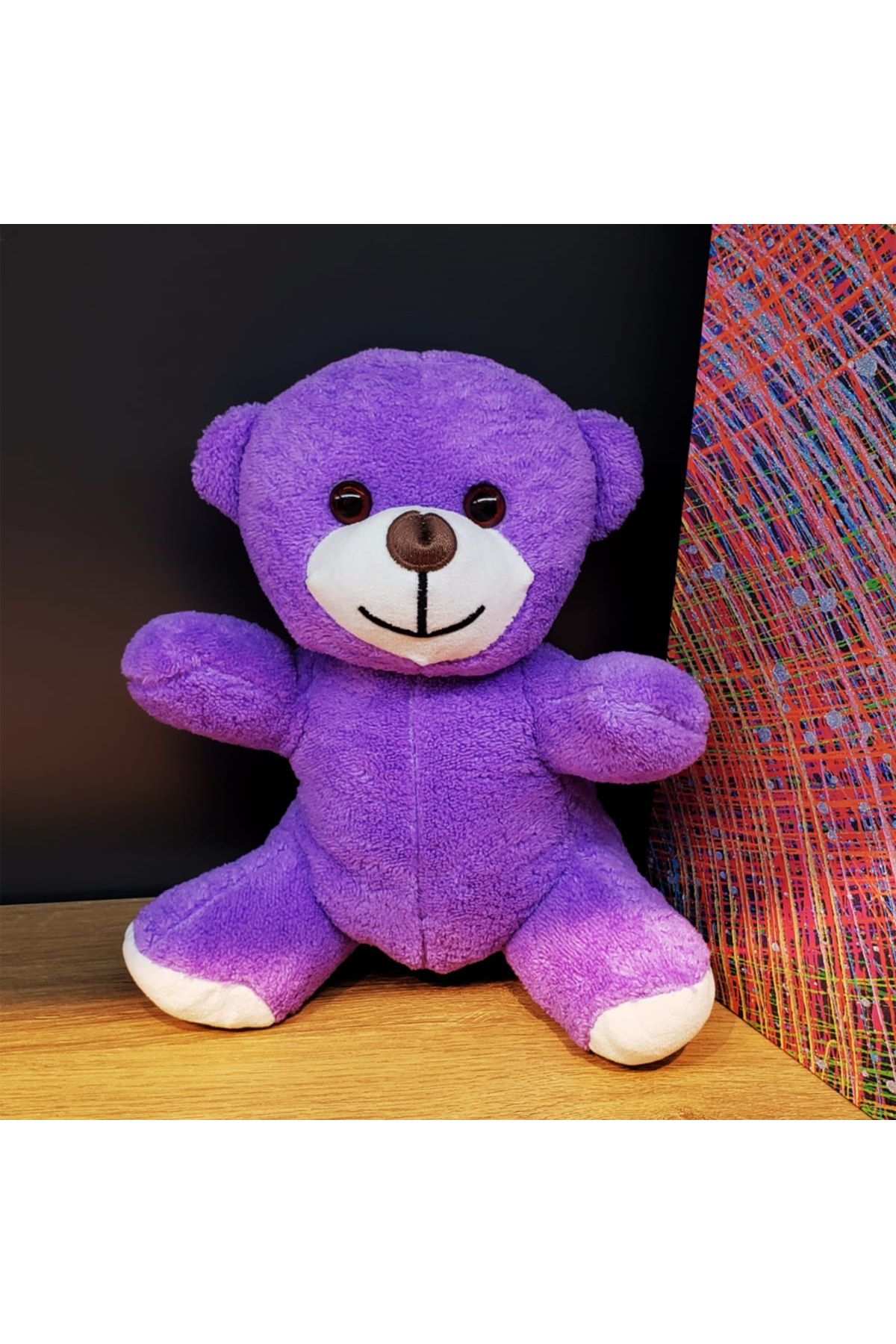 AyFi Home Mor Peluş Oyuncak Ayıcık