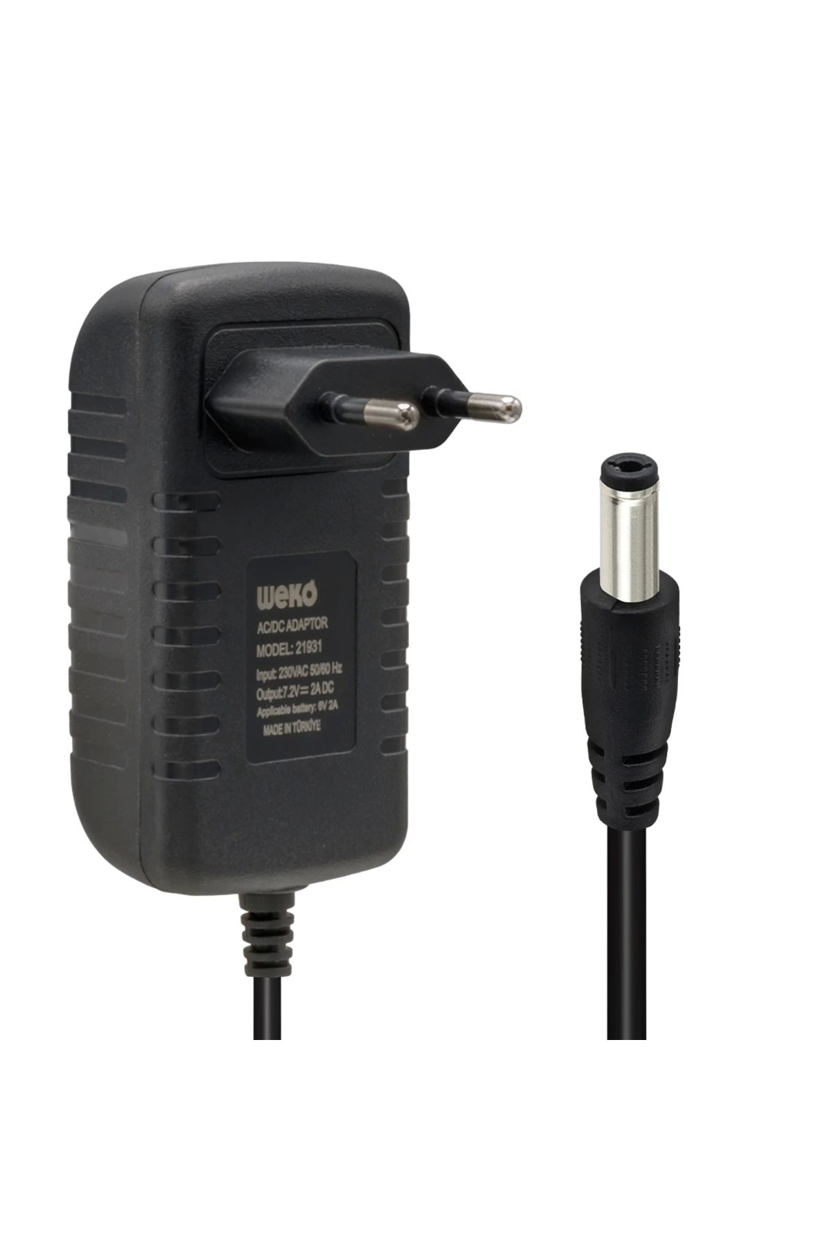 STOREMAX 7.2 VOLT - 2 AMPER 5.5*2.5 UÇLU LEDLİ YERLİ ÜRETİM AKÜ ŞARJ CİHAZI (OUT:6V-2A) (5047)