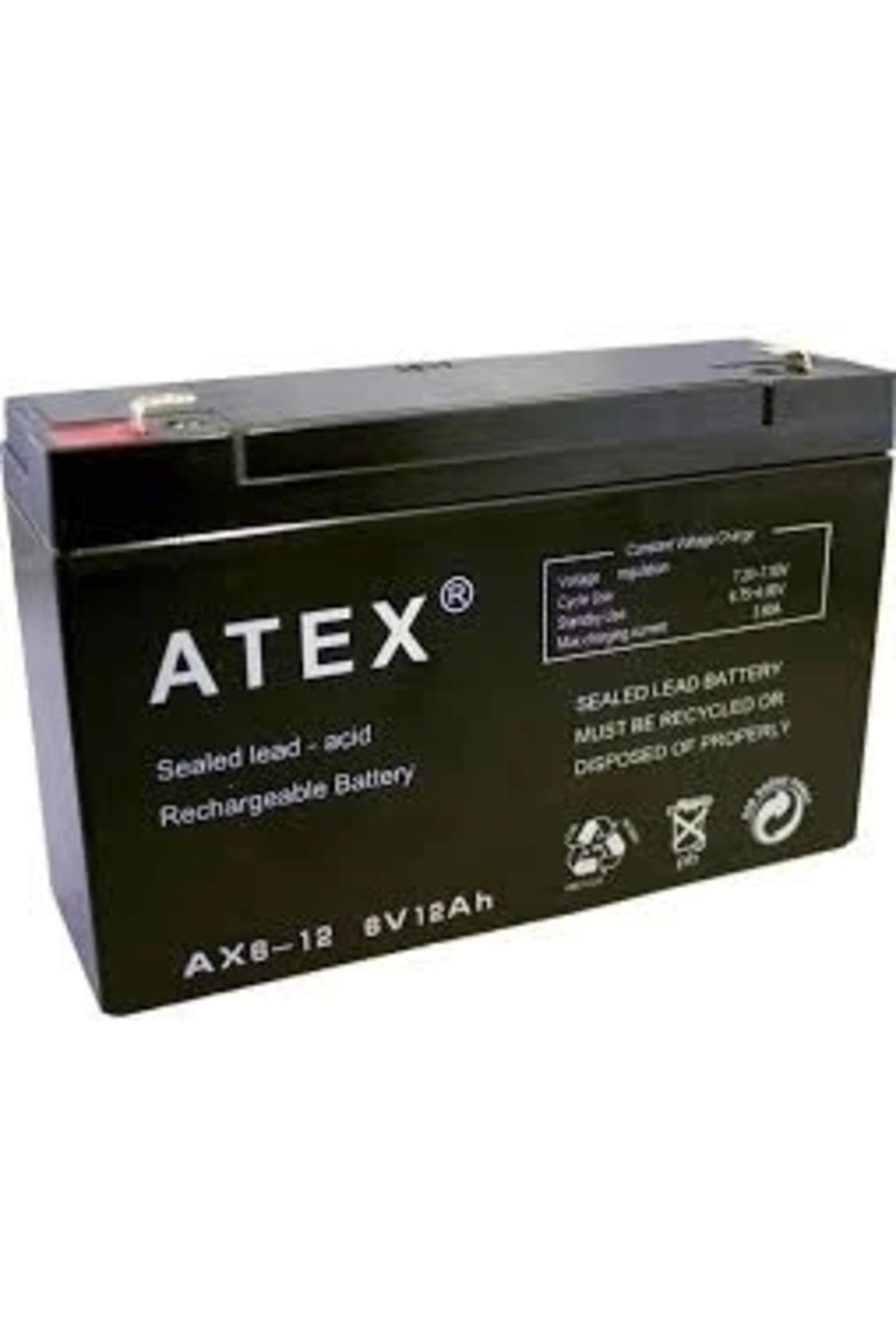 STOREMAX İNCE AKÜ 6V 12AH AMPER (5047)