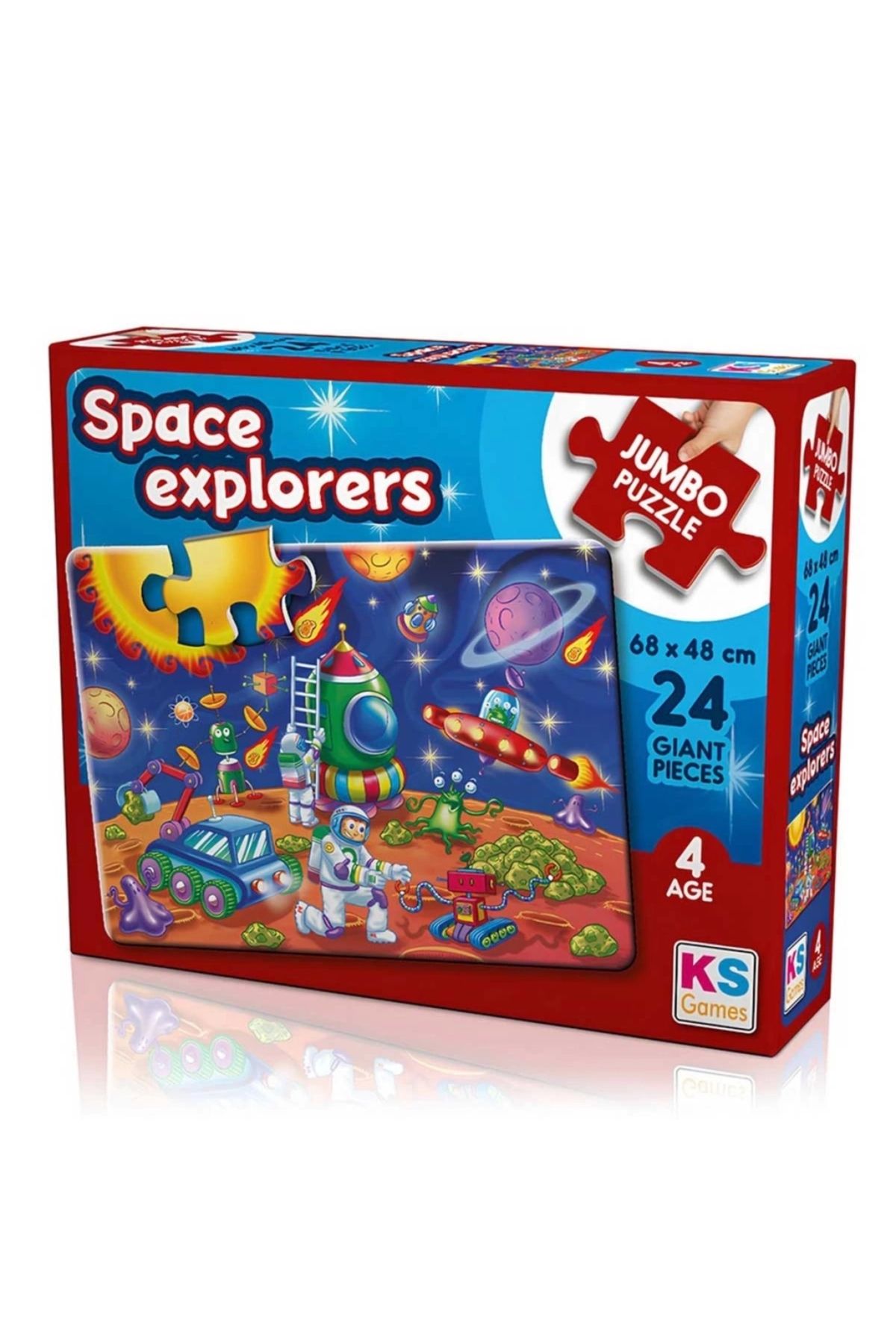 FTT SHOPPING MARKET Nessiworld KS Games Space Explorers 24 Parça Puzzle