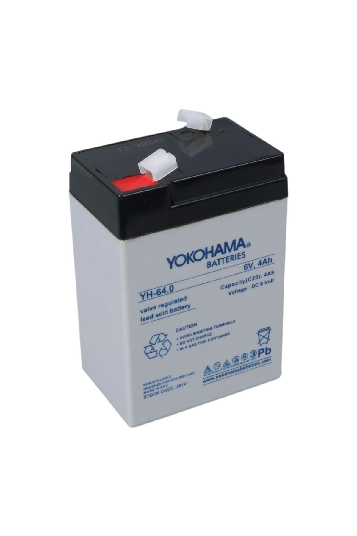 STOREMAX YOKOHAMA YH-64.0 6 VOLT - 4 AMPER IŞILDAK AKÜSÜ (70 X 48 X 101 MM) (5047)