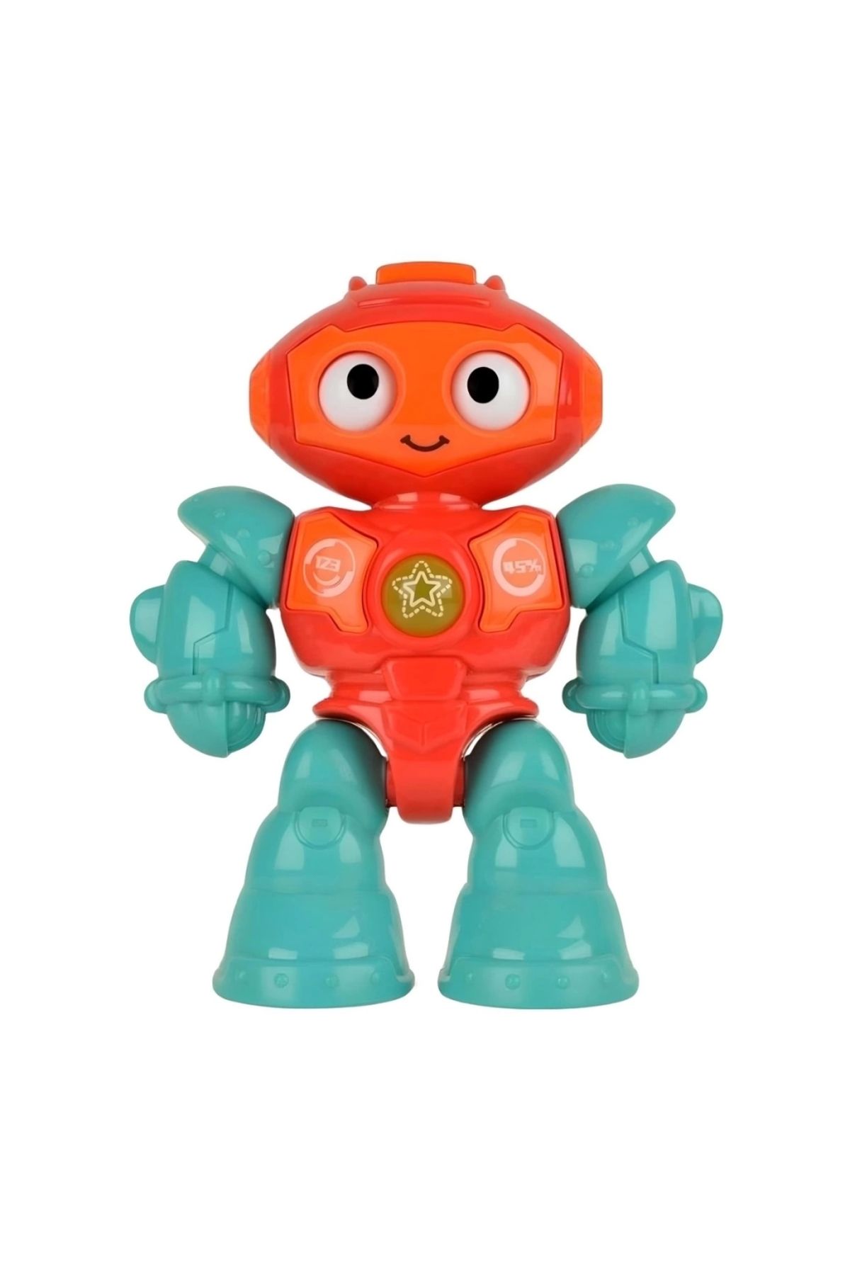 FTT SHOPPING MARKET Taklit Sesli Çok Fonksiyonlu Işıklı Mini Robot