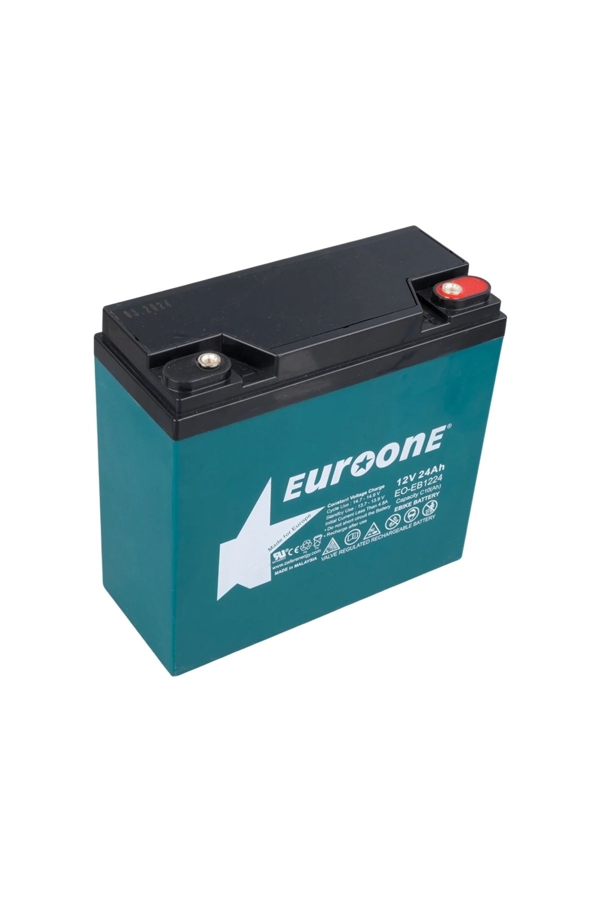 STOREMAX EUROONE EO-EB1224 12V 24AH E-BIKE ELEKTRİKLİ BİSİKLET AKÜSÜ (180 X 76 X 167 MM) (5047)