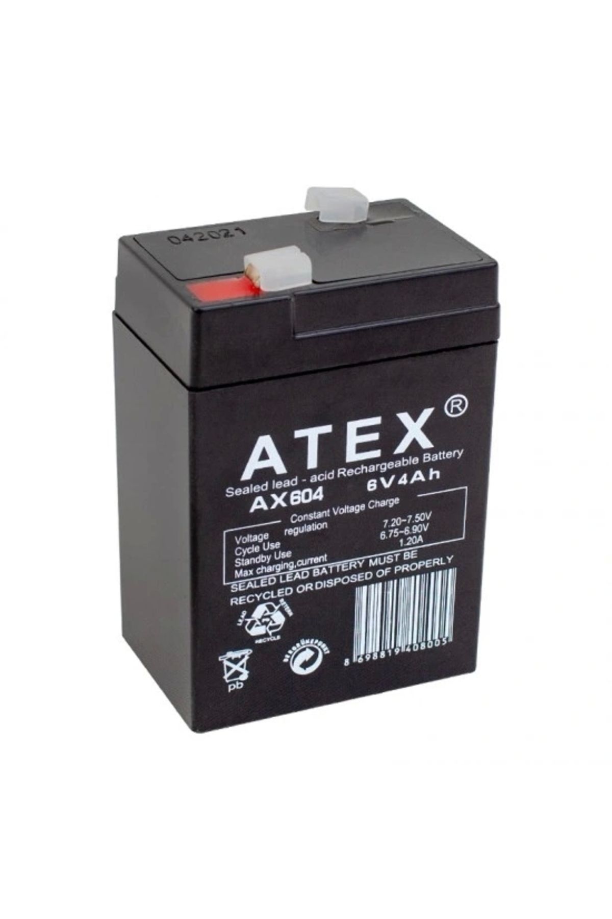 STOREMAX KALIN KURU AKÜ 6V-4AH AMPER 70x48x101Mm (5047)