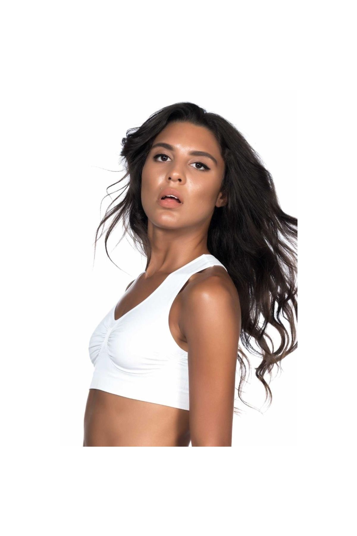 Marsilyan MODLİVE BEYAZ MI Emay 4011 Sporcu Toparlayıcı Büstiyer