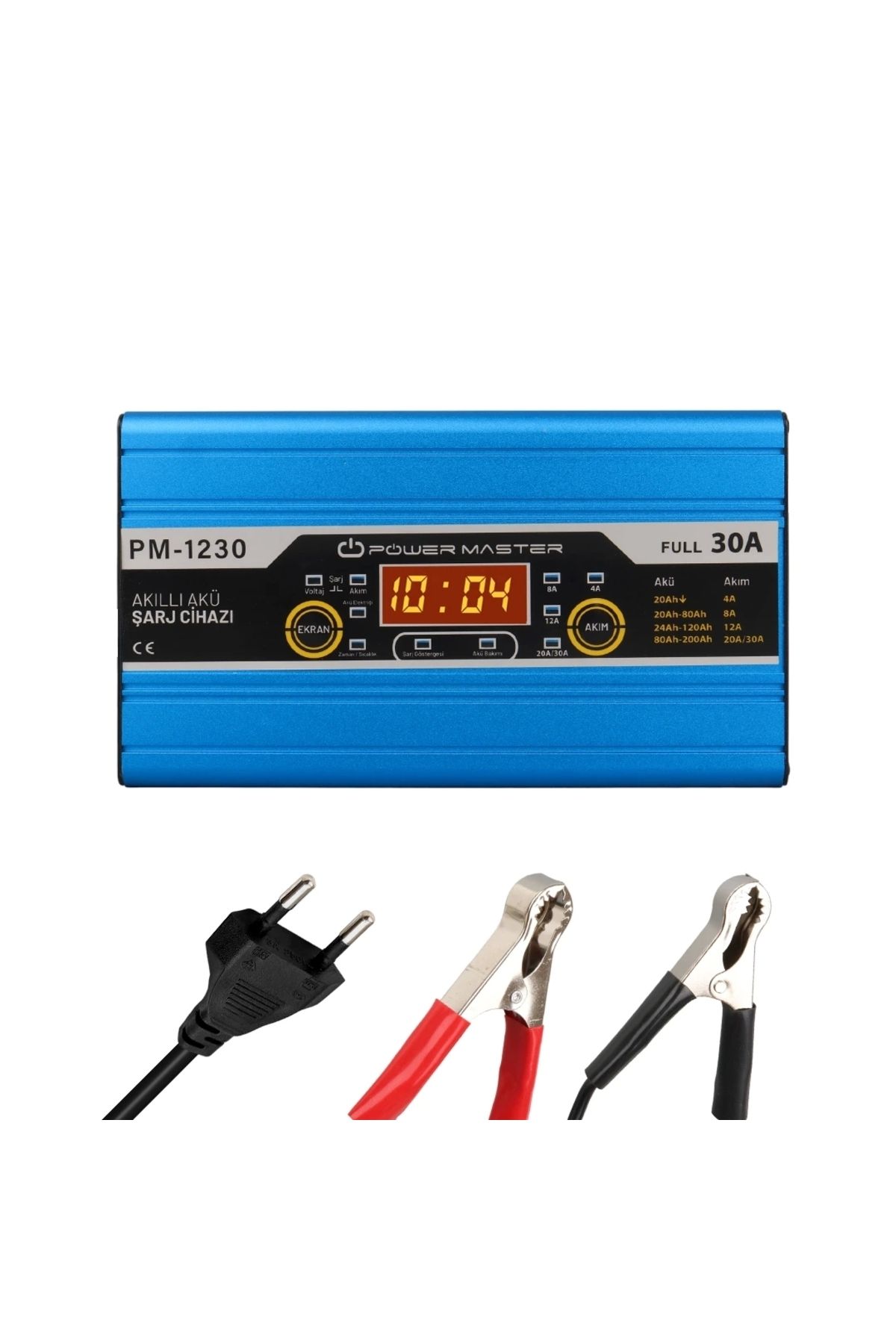 STOREMAX 12 VOLT MAX 30 AMPER LCD EKRANLI AKÜ ŞARJ CİHAZI (5047)