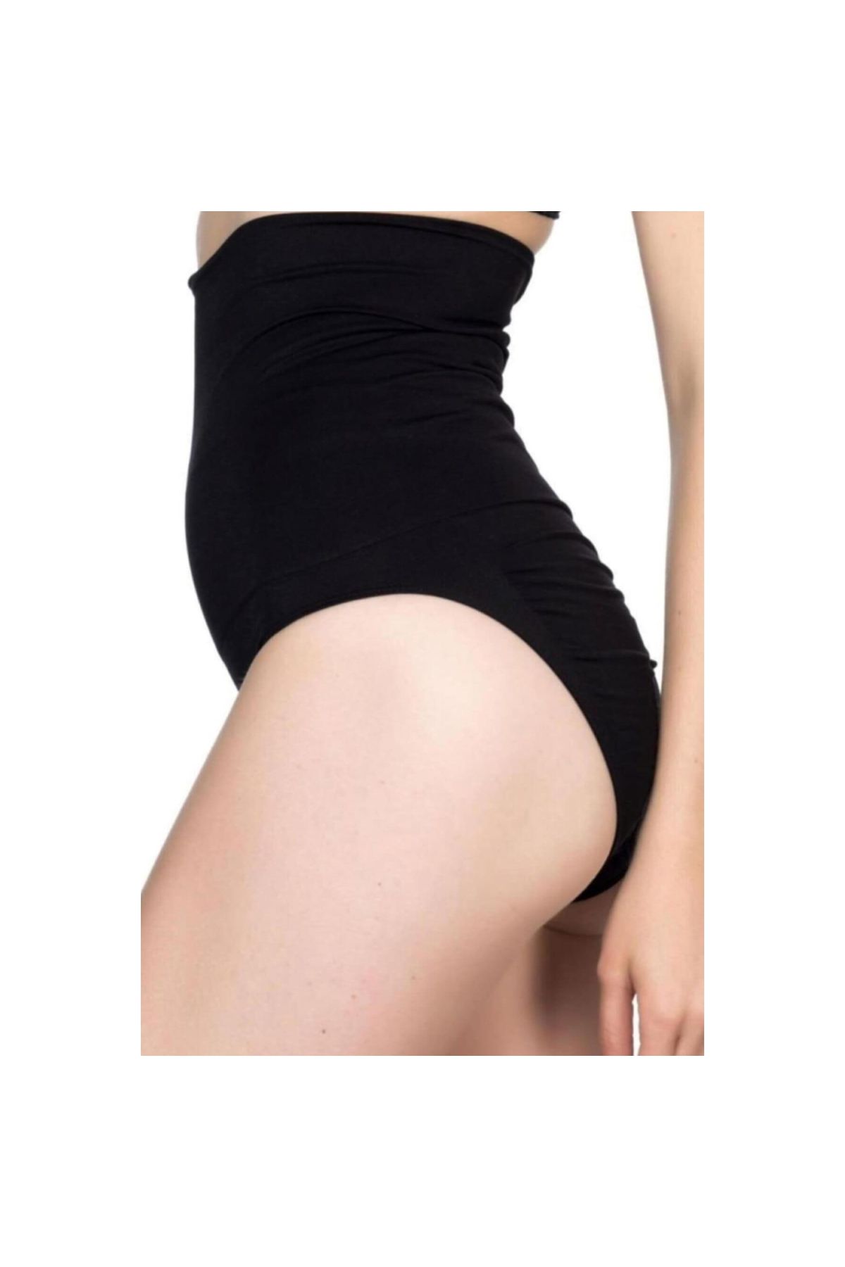 Marsilyan MODLİVE SİYAH MI Emay 2813 Yüksek Bel Slip Lazer Korse