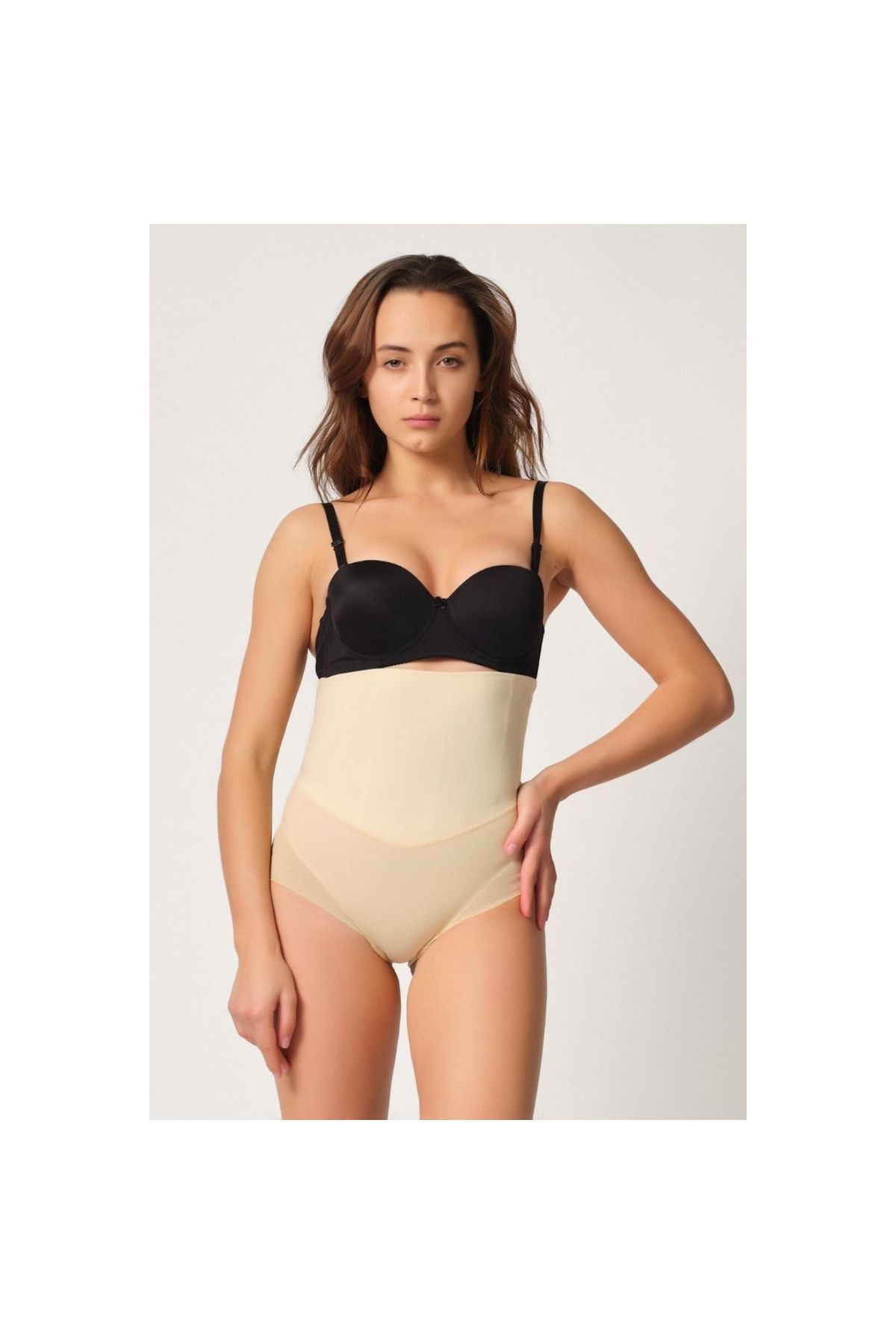 Marsilyan MODLİVE TEN MI Emay 2945 Tül Karyokalı Slip Lazer Korse