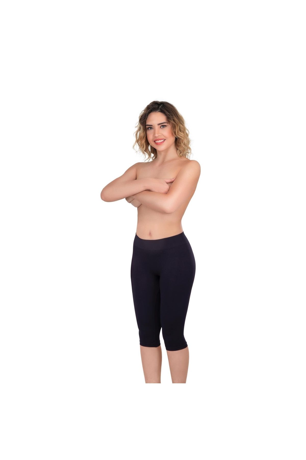 Marsilyan MODLİVE SİYAH MI Emay 3856 Soft Kapri Tayt