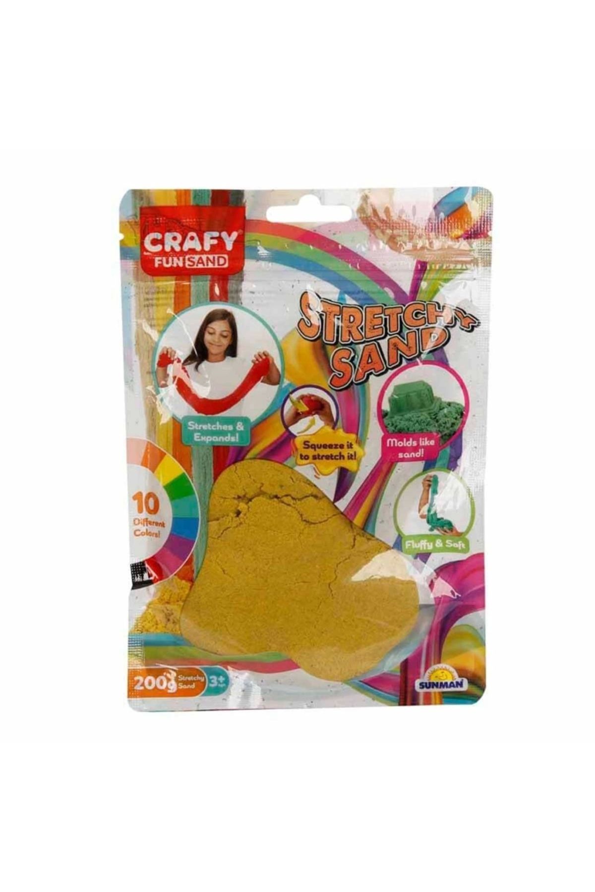 FTT SHOPPING MARKET Nessiworld Streç Oyun Kumu Sarı 200 gr