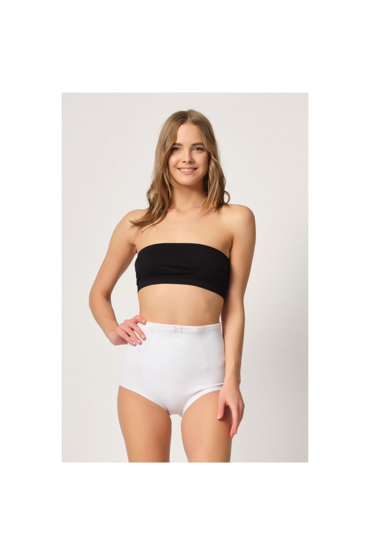 Marsilyan MODLİVE BEYAZ MI Emay 2819 Slip Double Karın Toparlayıcı Lazer Korse
