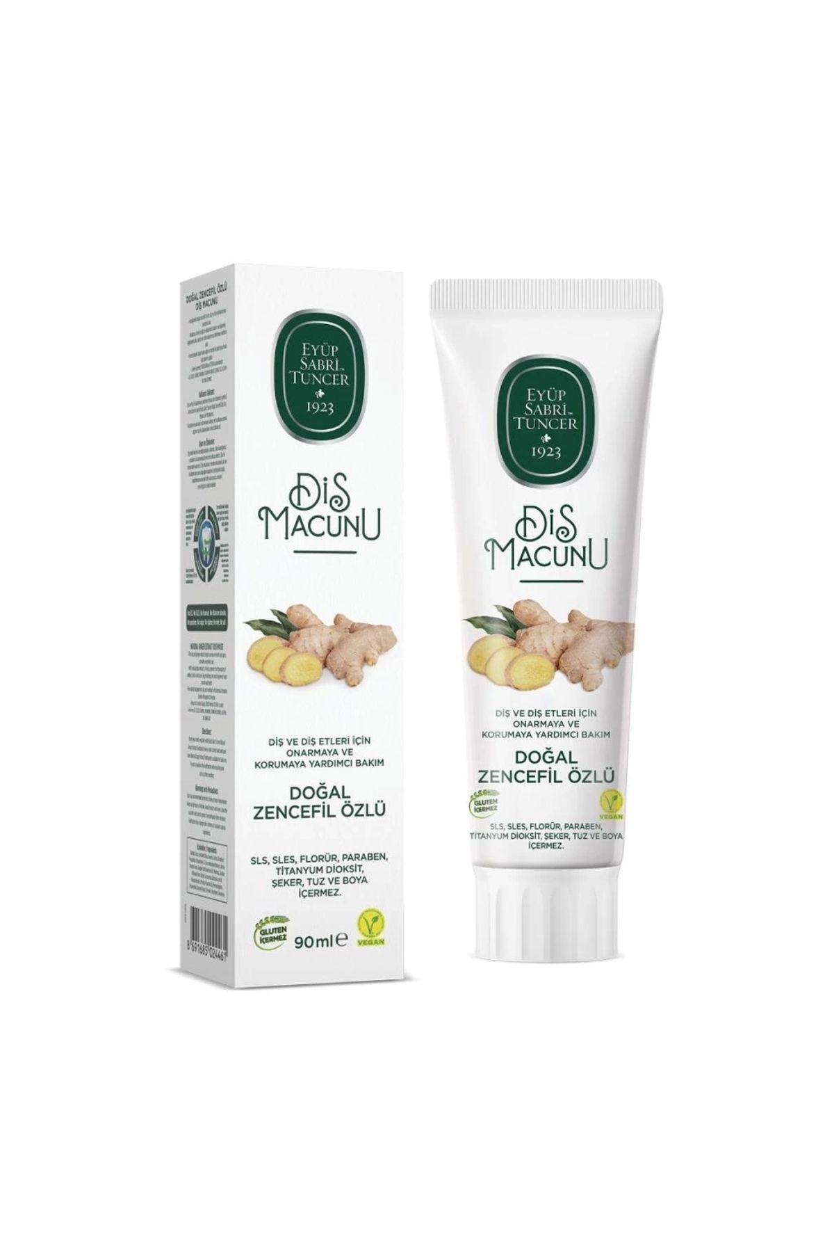 FTT SHOPPING MARKET Nessiworld Eyüp Sabri Tuncer Doğal Diş Macunu 90 Gr Zencefil Özlü