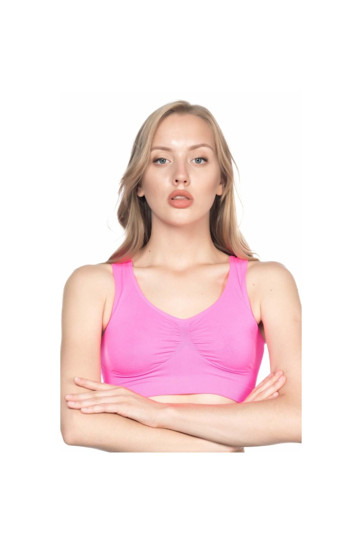 Marsilyan MODLİVE NEON FUŞYA MI Emay 4001 Soft Sporcu Büstiyer