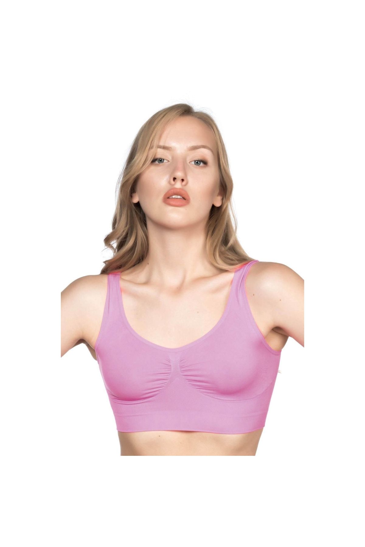 Marsilyan MODLİVE FUŞYA MI Emay 4005 Soft Kalın Askı Büstiyer